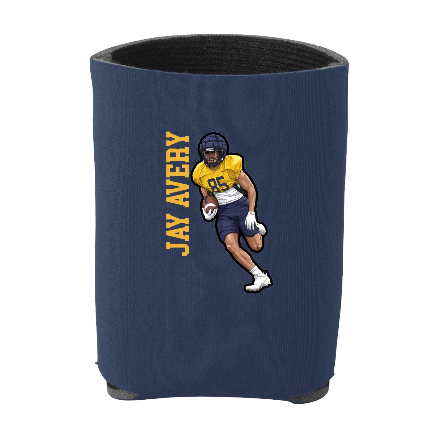 Can Holder — Name Vertical in Navy