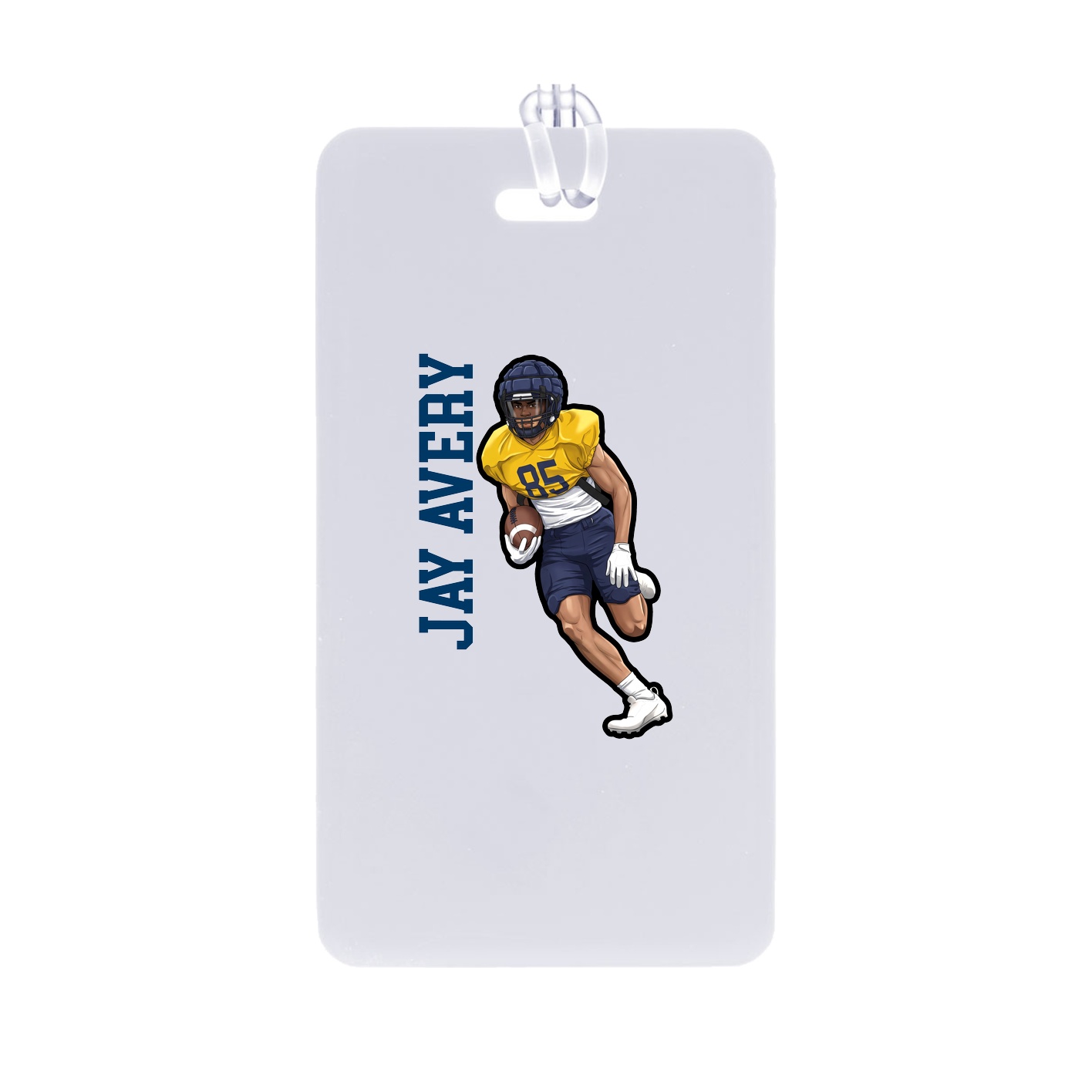 Bag Tag — Name Vertical in Classic