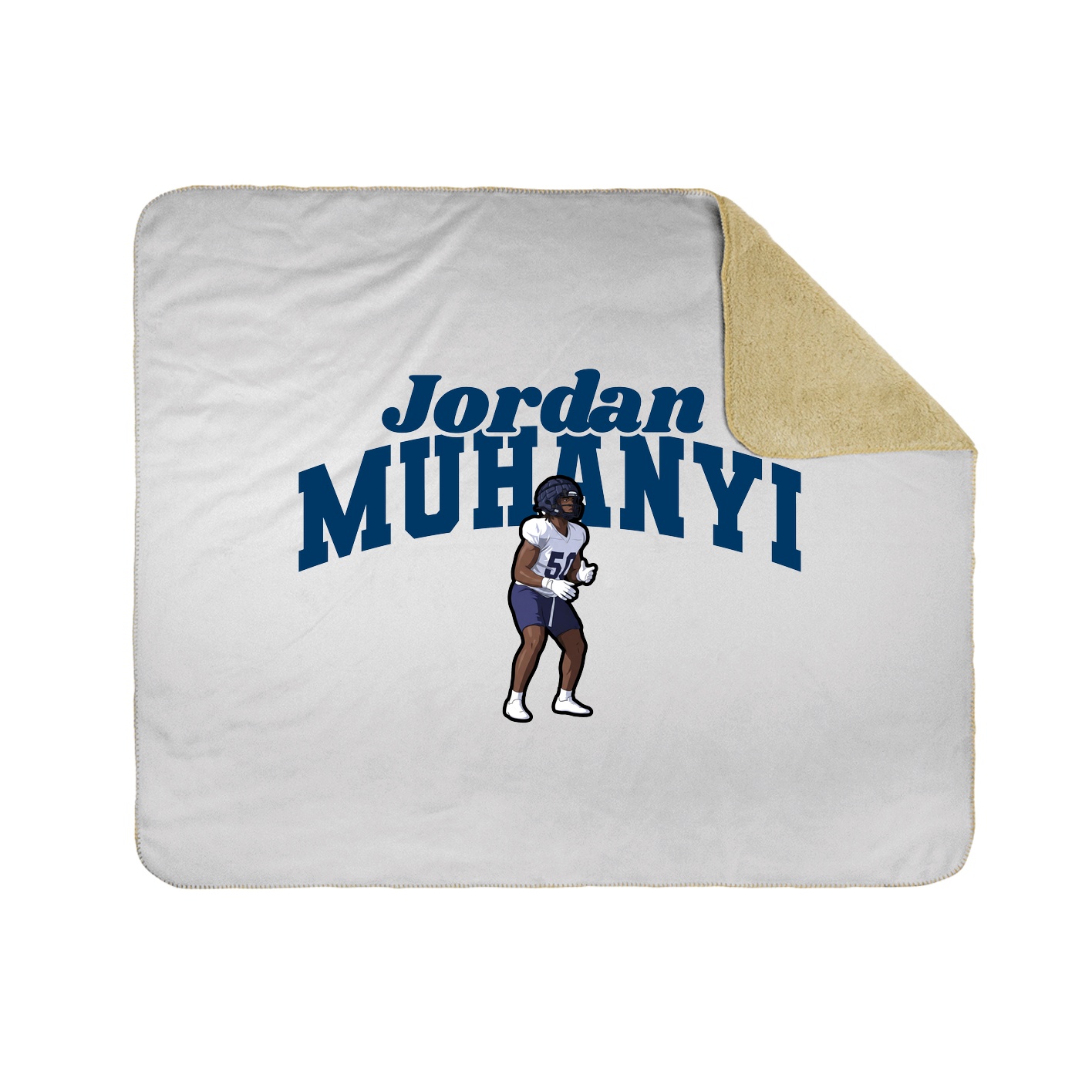 Throw Blanket — Signature Arch in White