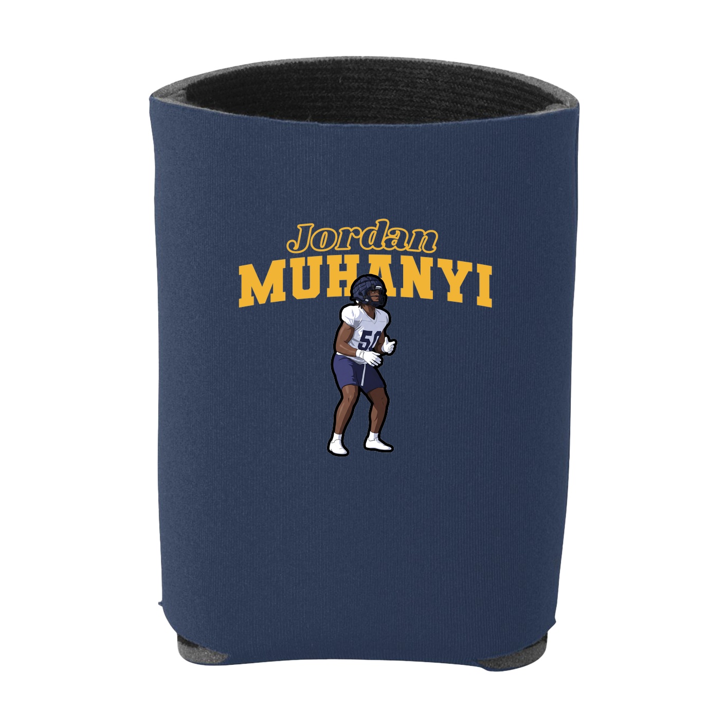 Can Holder — Name Arch in Navy
