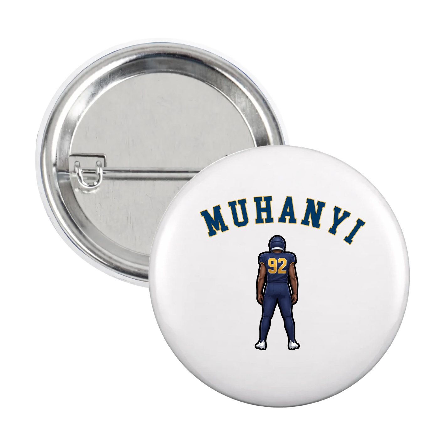 Game Day Button — Shirsey Arch in White