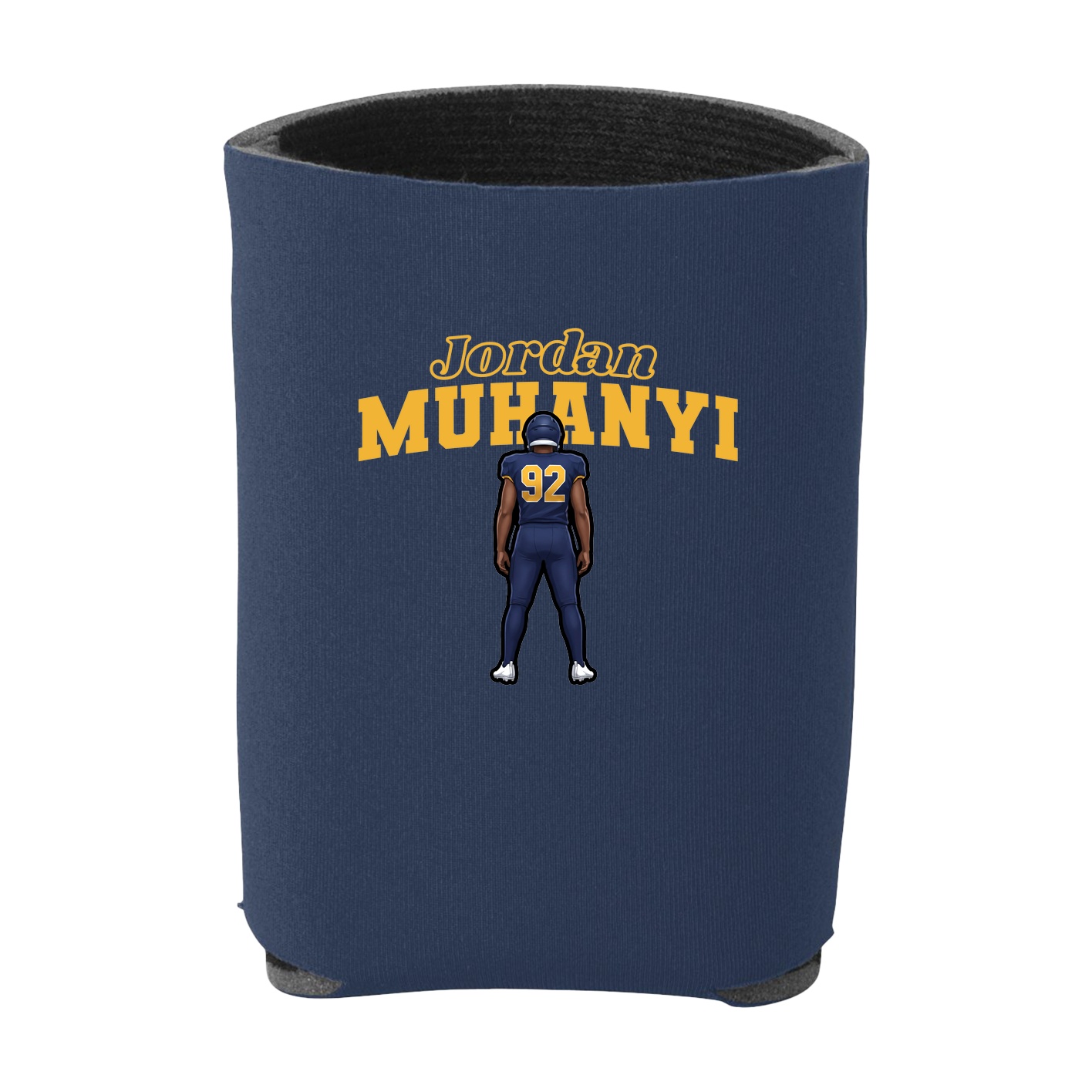 Can Holder — Name Arch in Navy