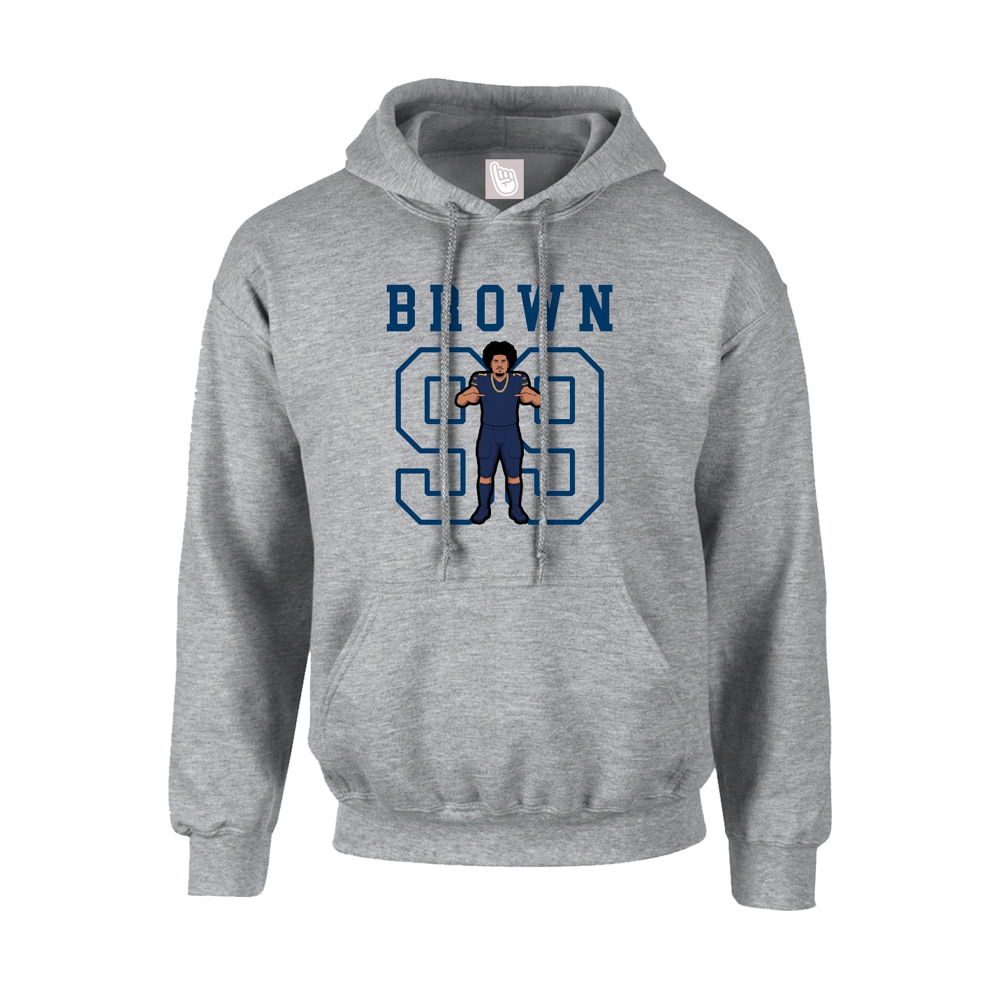 Hoodie — Shirsey in Grey