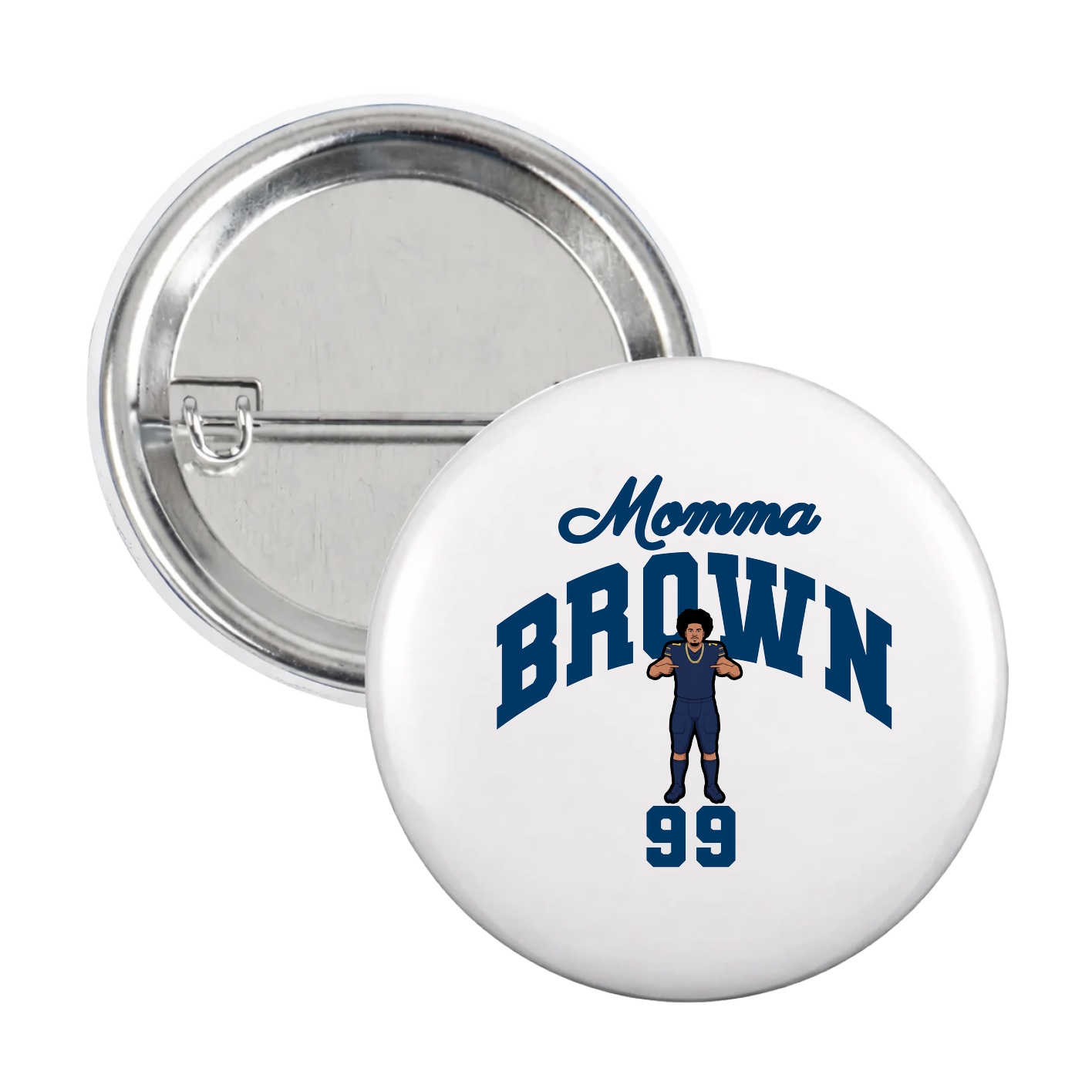 Game Day Button — Mothers Day Arch in White