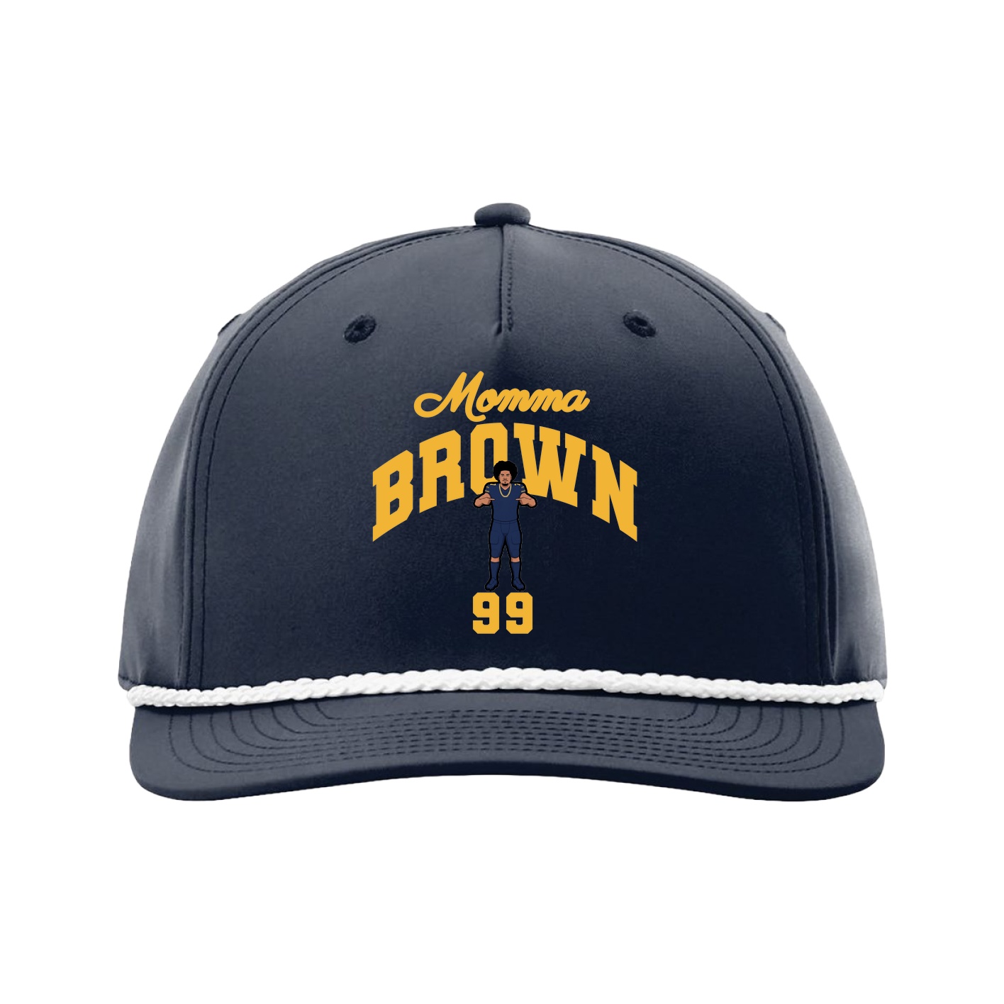 Five-Panel Classic Rope Cap — Mothers Day Arch in Navy