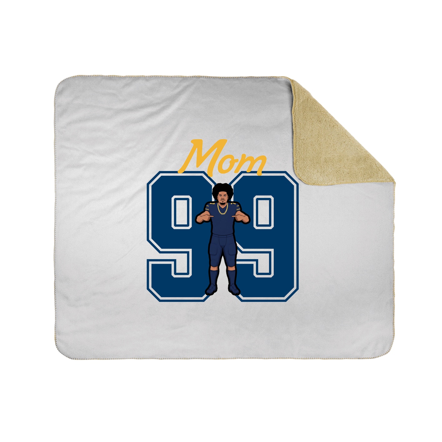 Throw Blanket — Mothers Day Shirsey in White