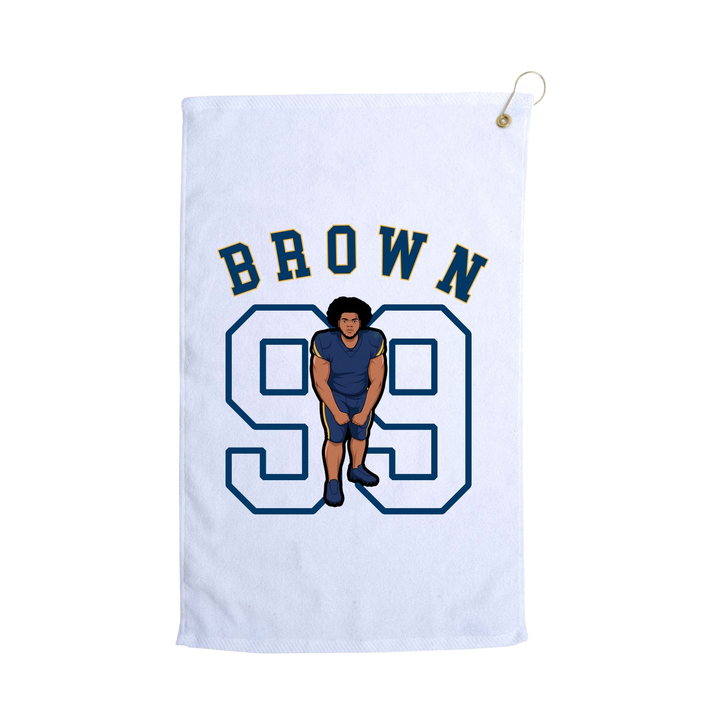 Golf Towel — Shirsey Arch in White