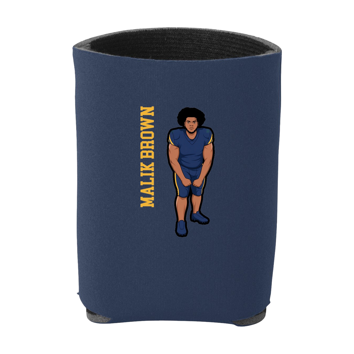 Can Holder — Name Vertical in Navy