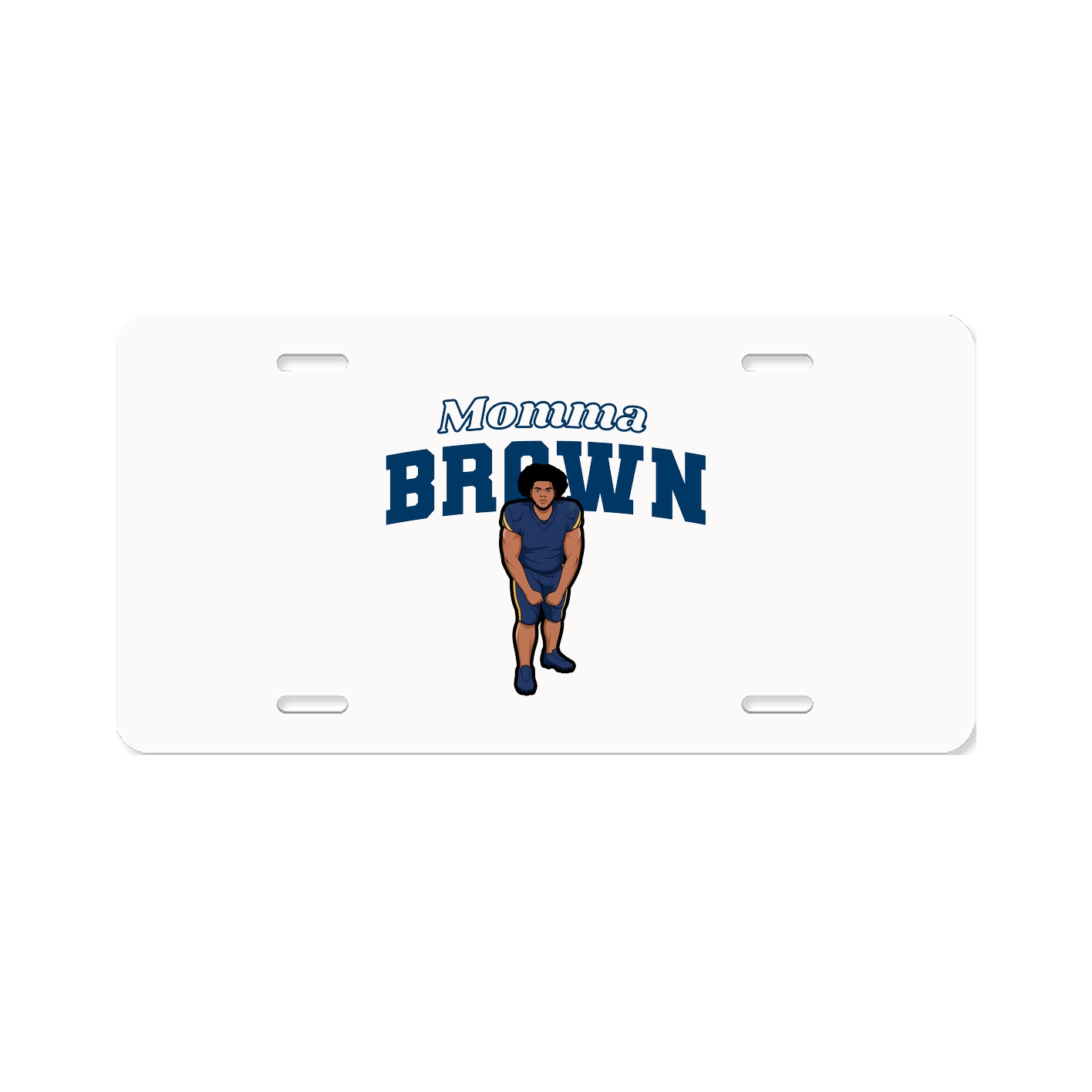 License Plate — Mothers Day Block in Classic