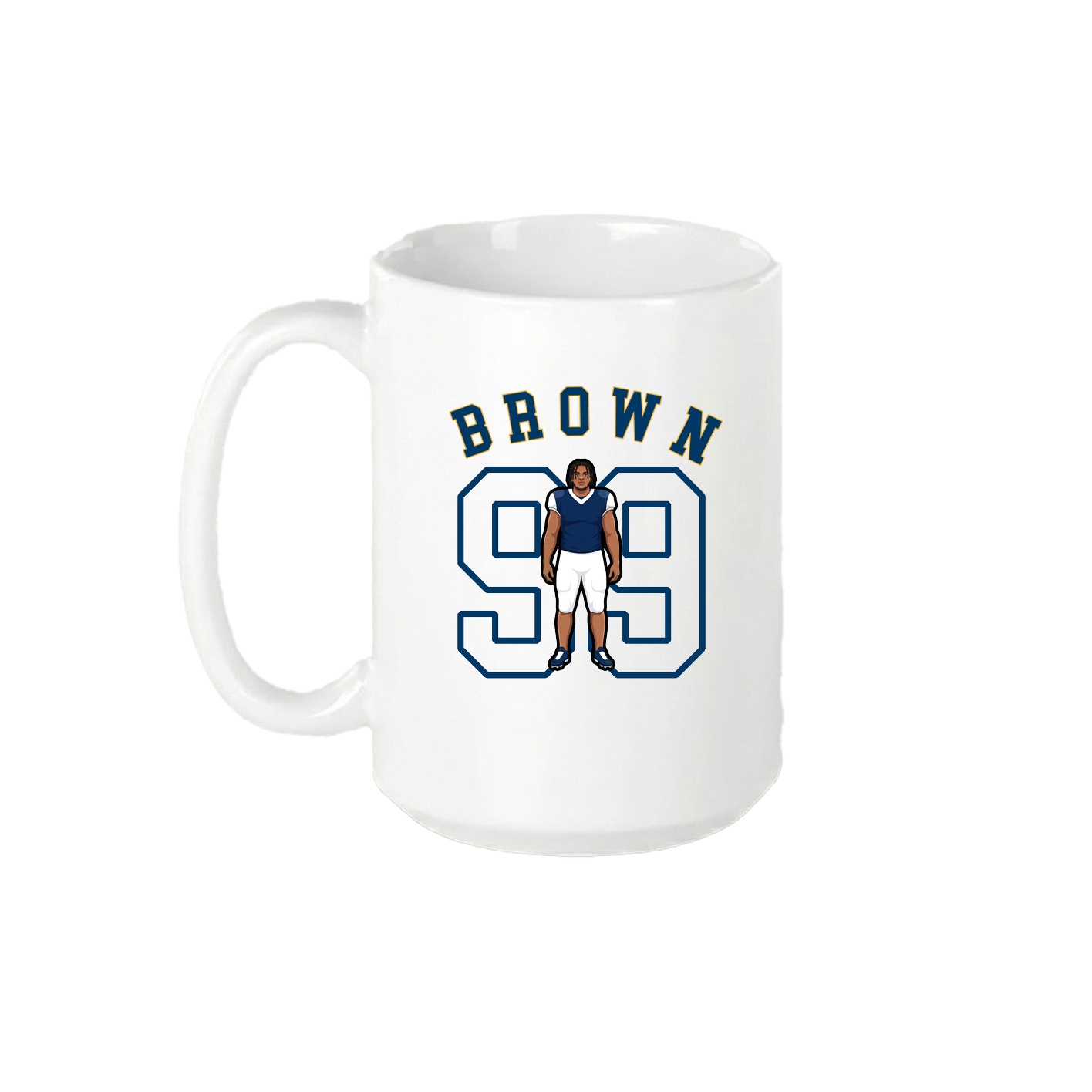 15oz Coffee Mug — Shirsey Arch in White