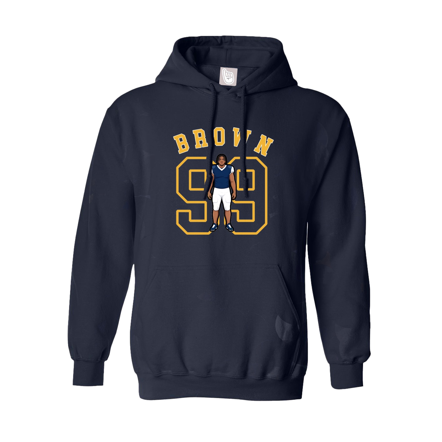 Youth Hoodie — Shirsey Arch in Navy