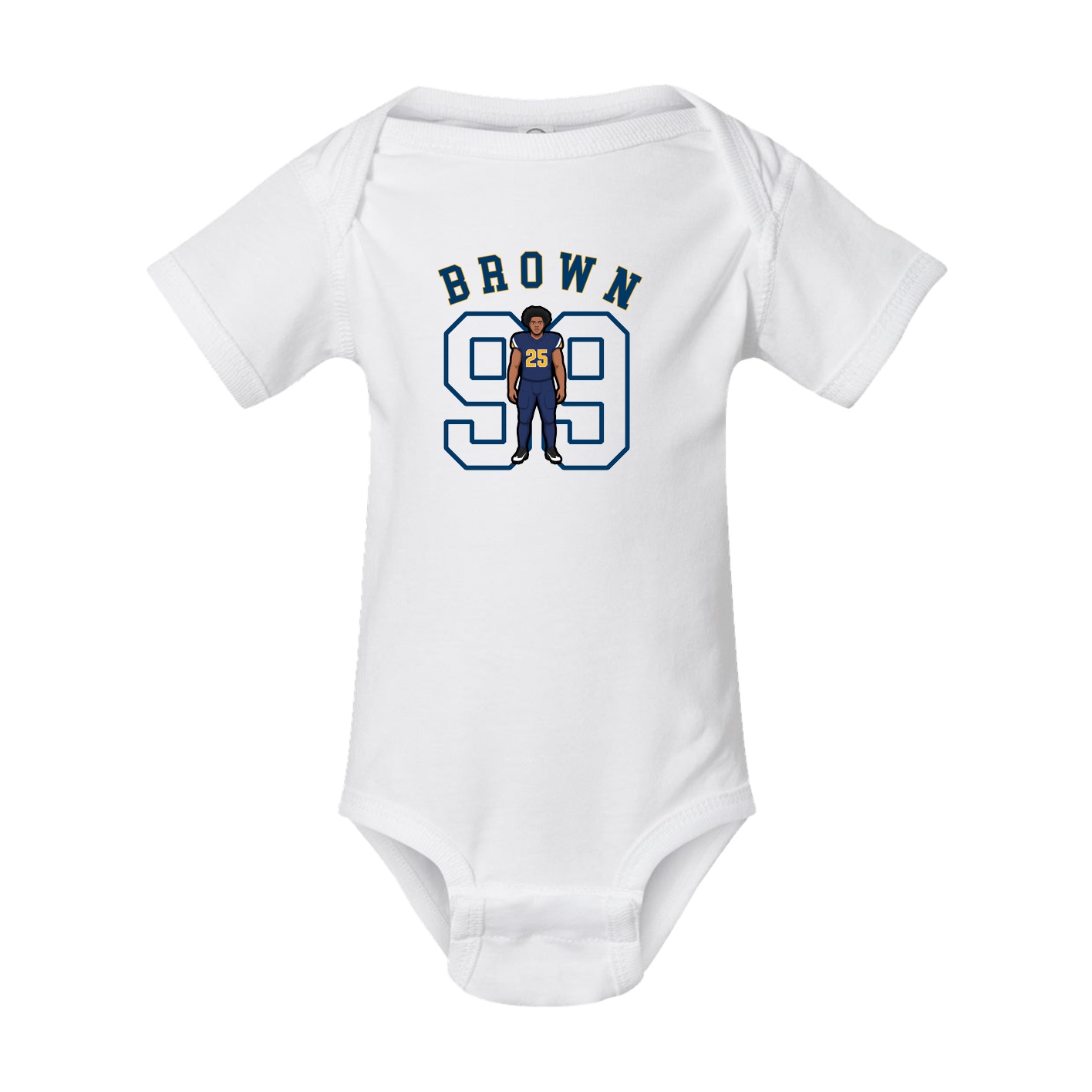 Baby Onesie — Shirsey Arch in White