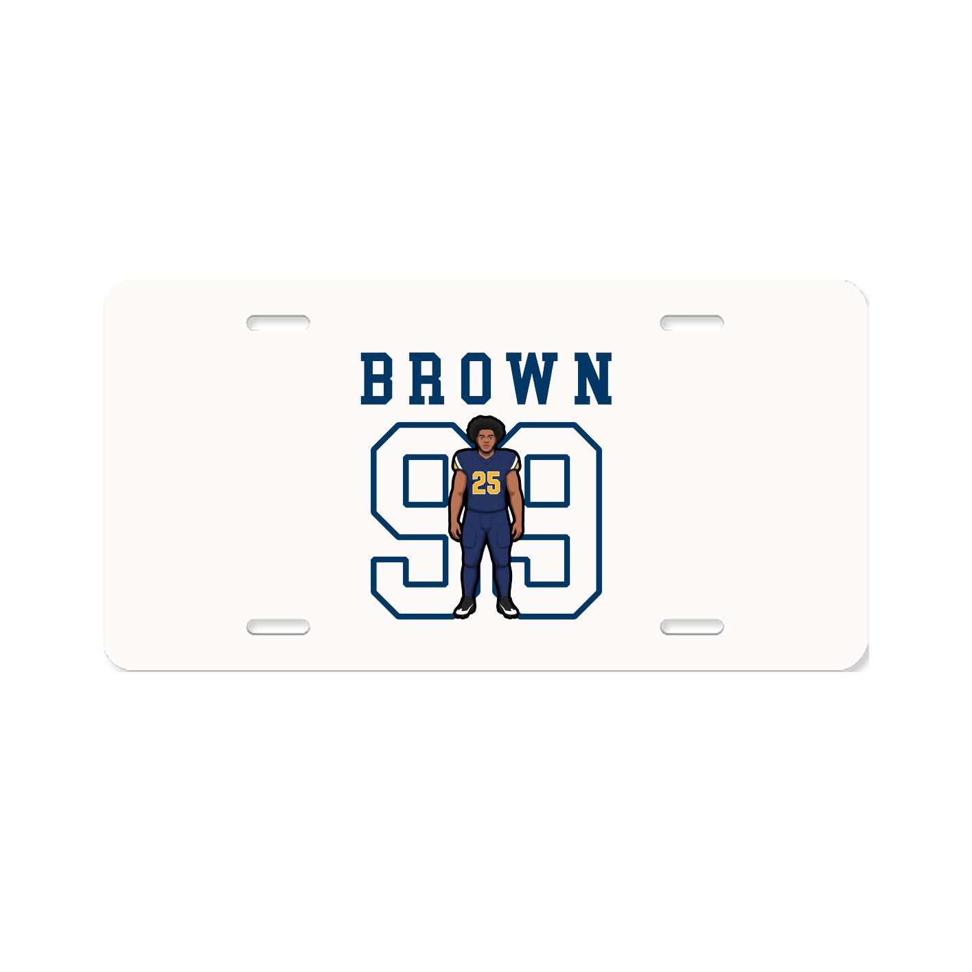 Aluminum License Plate