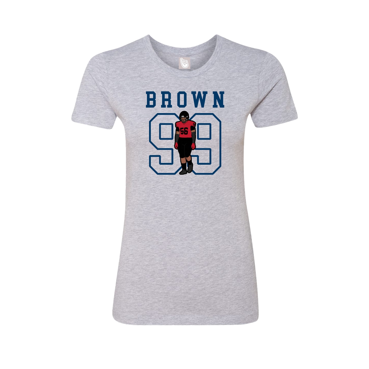 Fitted Women's Tee — Shirsey in Grey