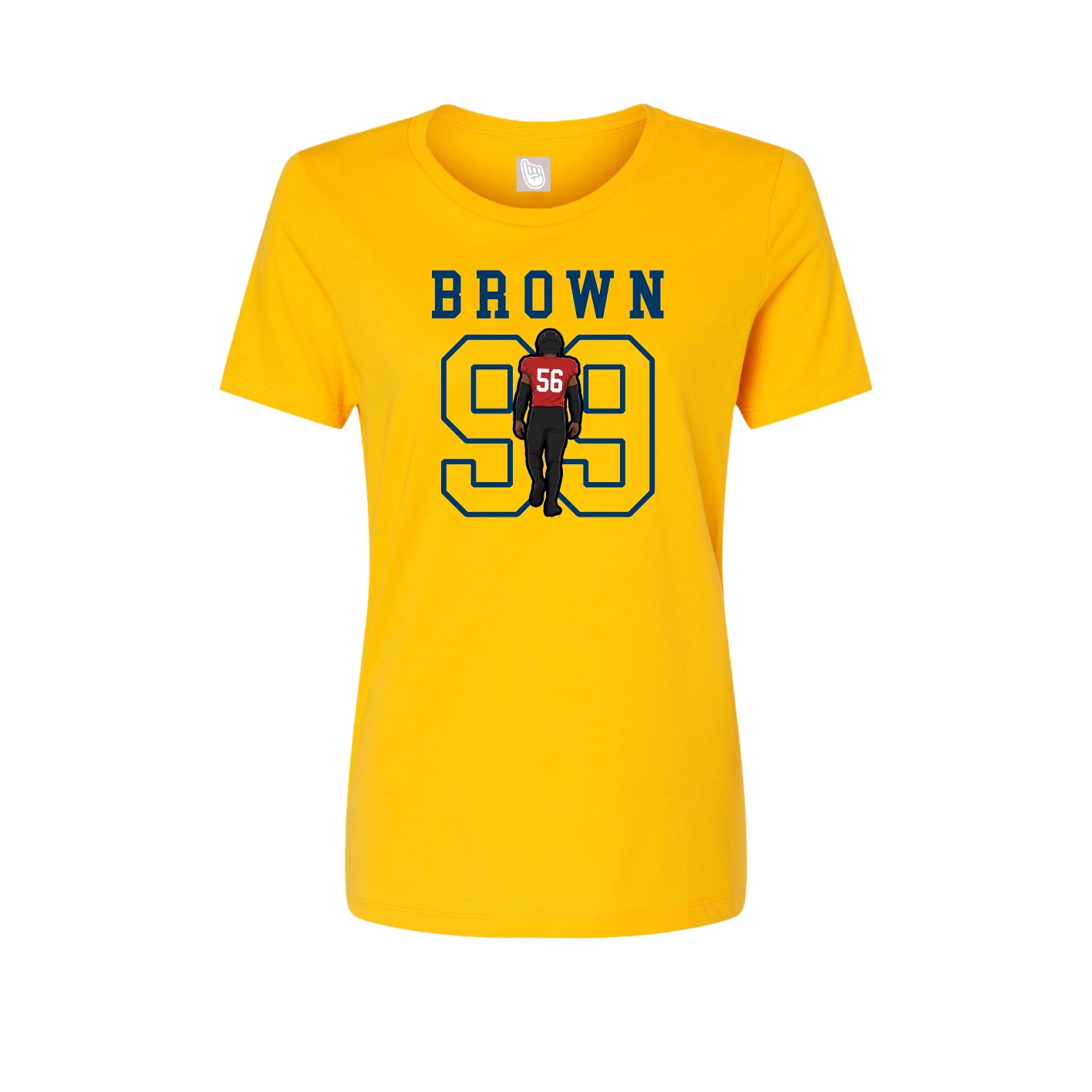 Fitted Women's Tee — Shirsey in Gold