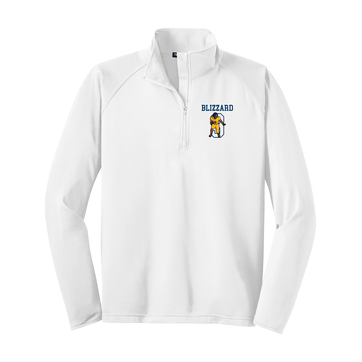 Q-Zip Pullover — Shirsey in White