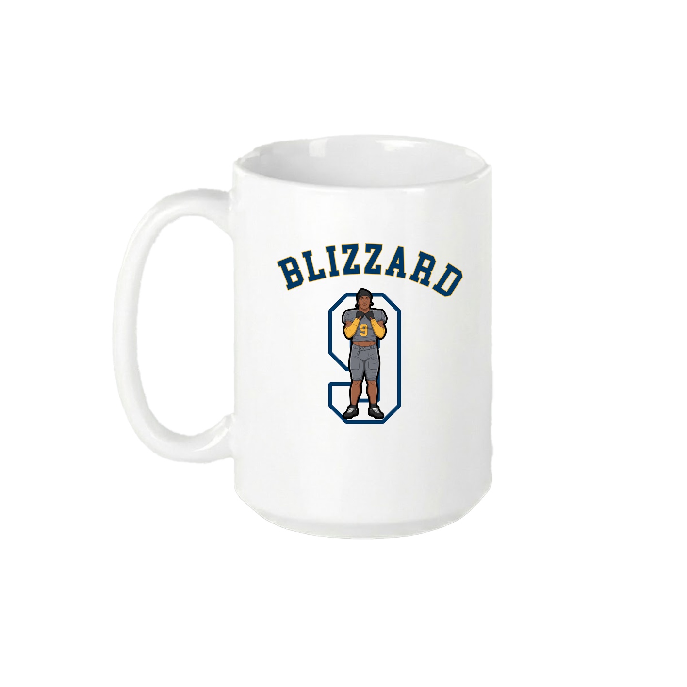 15oz Coffee Mug — Shirsey Arch in White
