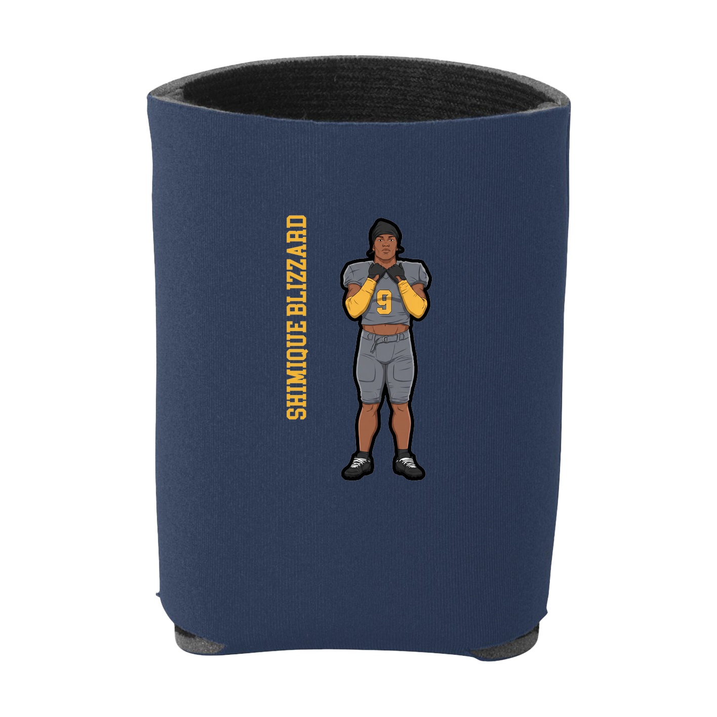 Can Holder — Name Vertical in Navy