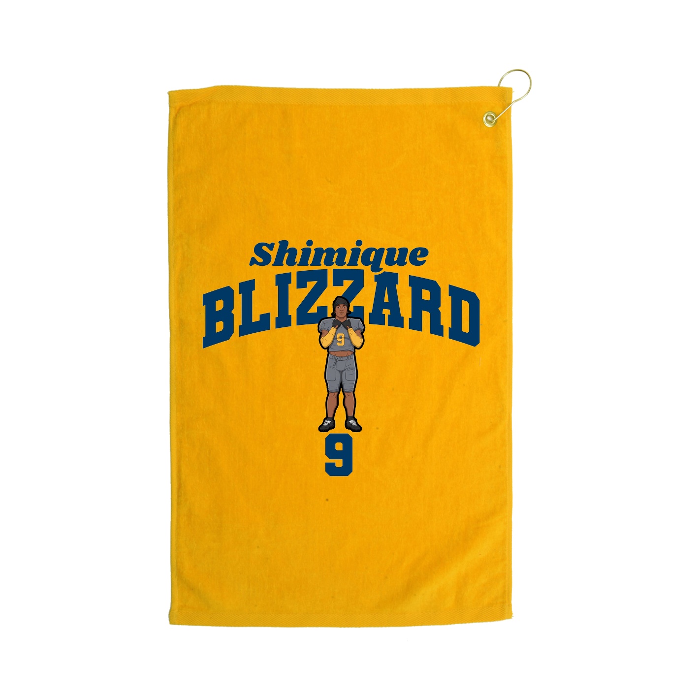 Golf Towel — Signature Arch in Gold