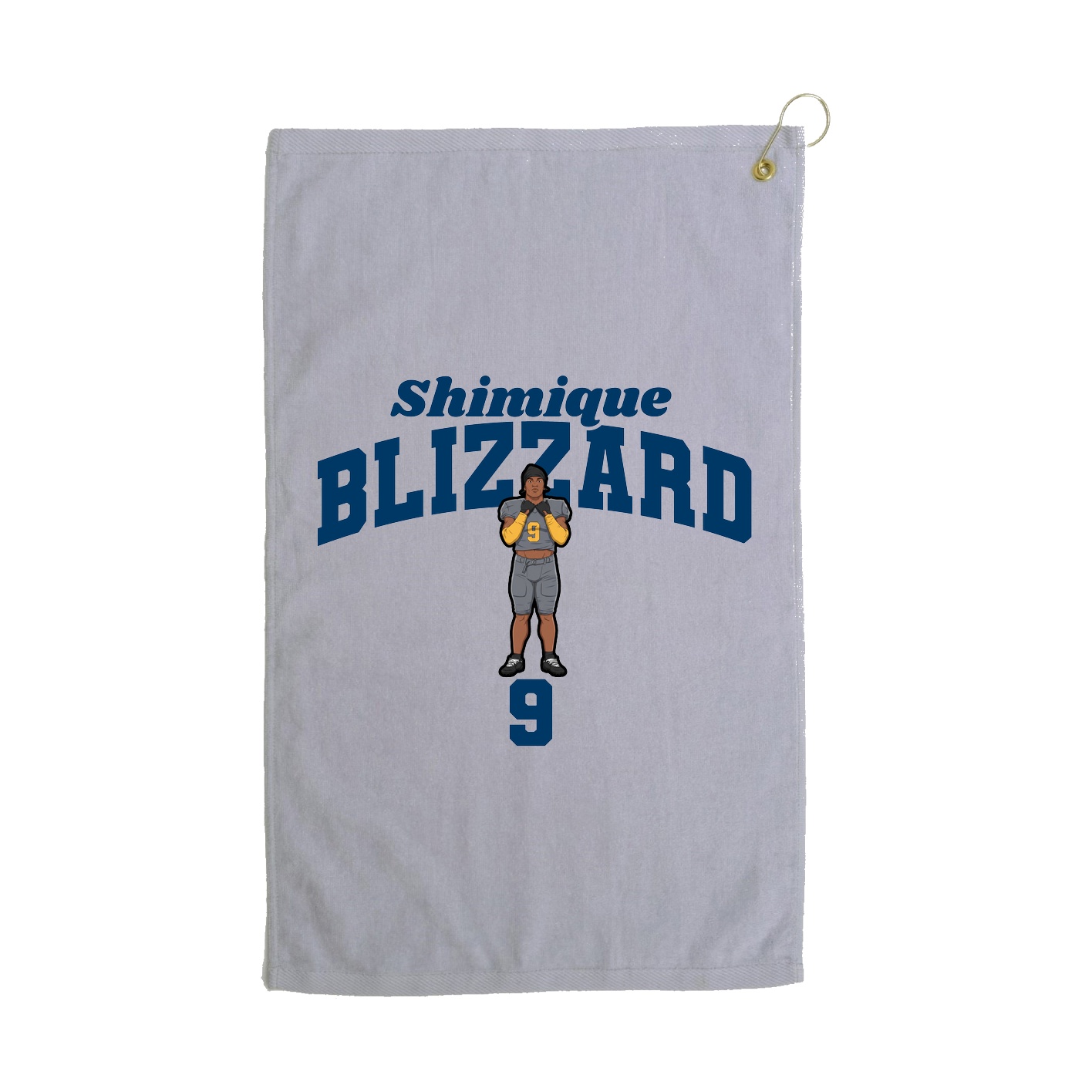 Golf Towel — Signature Arch in Grey