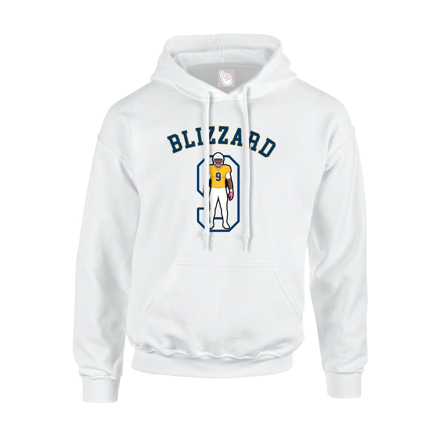 Hoodie — Shirsey Arch in White