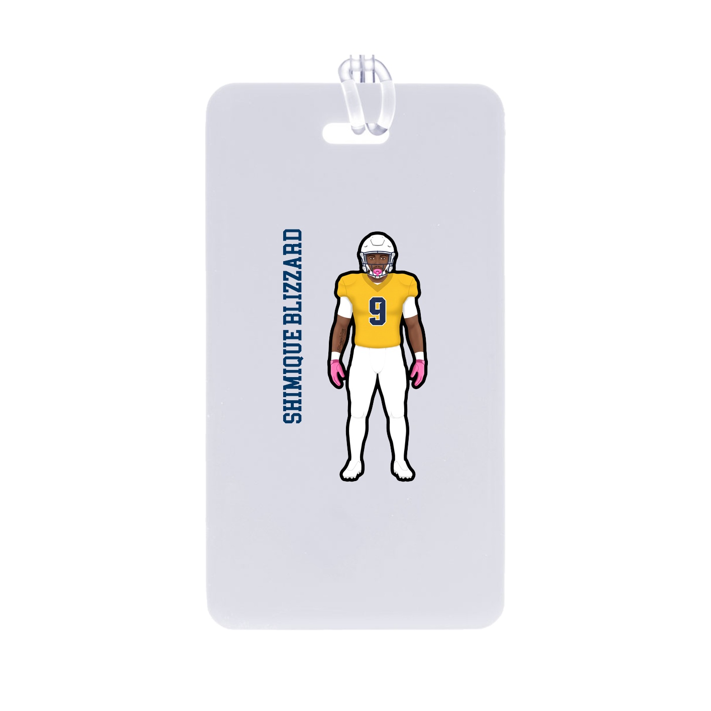 Bag Tag — Name Vertical in Classic