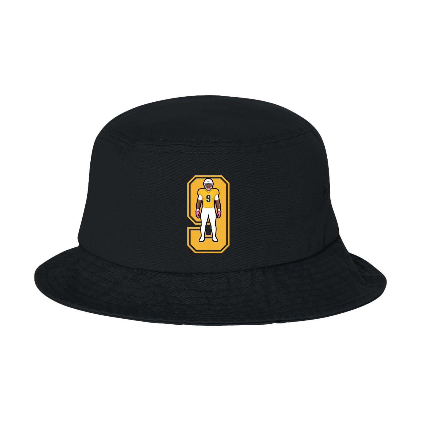 Bucket Cap — Number in Black