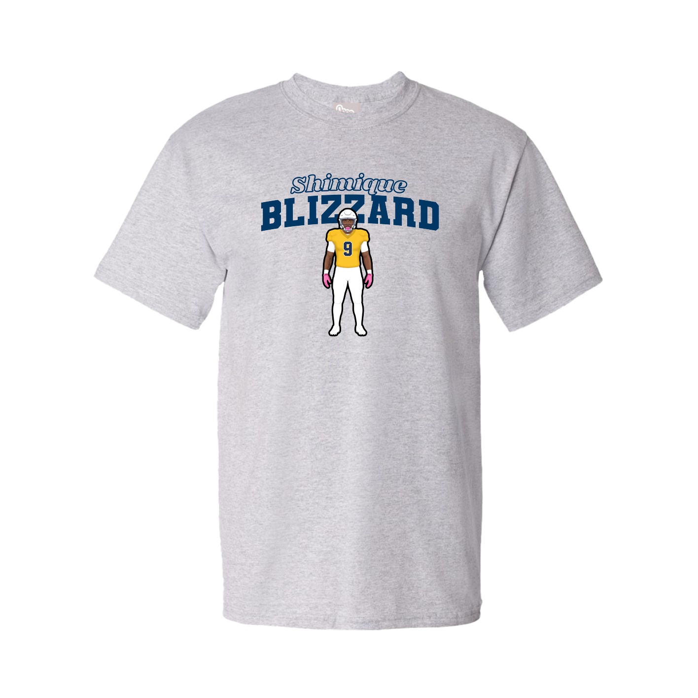 Tee — Name Arch in Grey