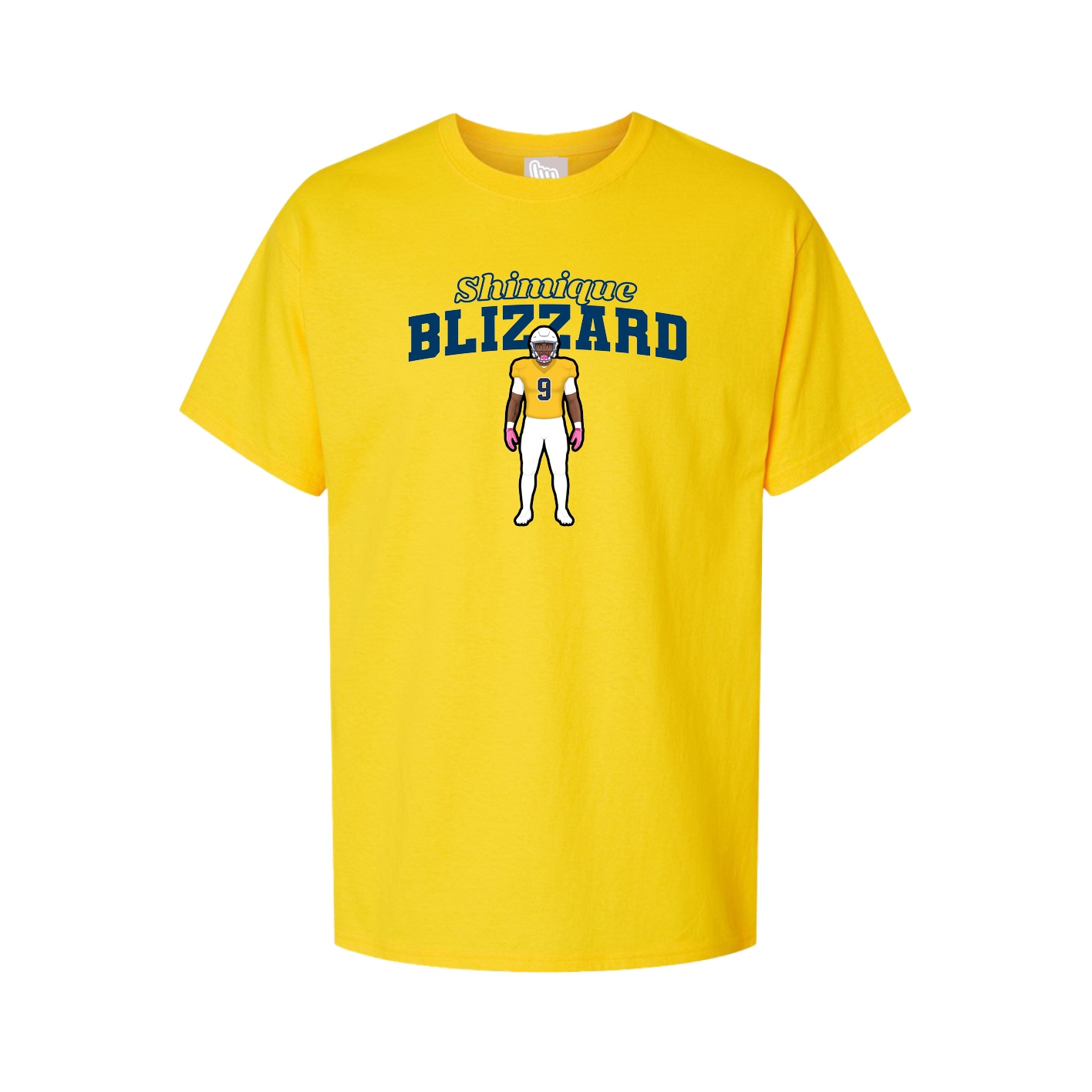 Youth Tee — Name Arch in Gold