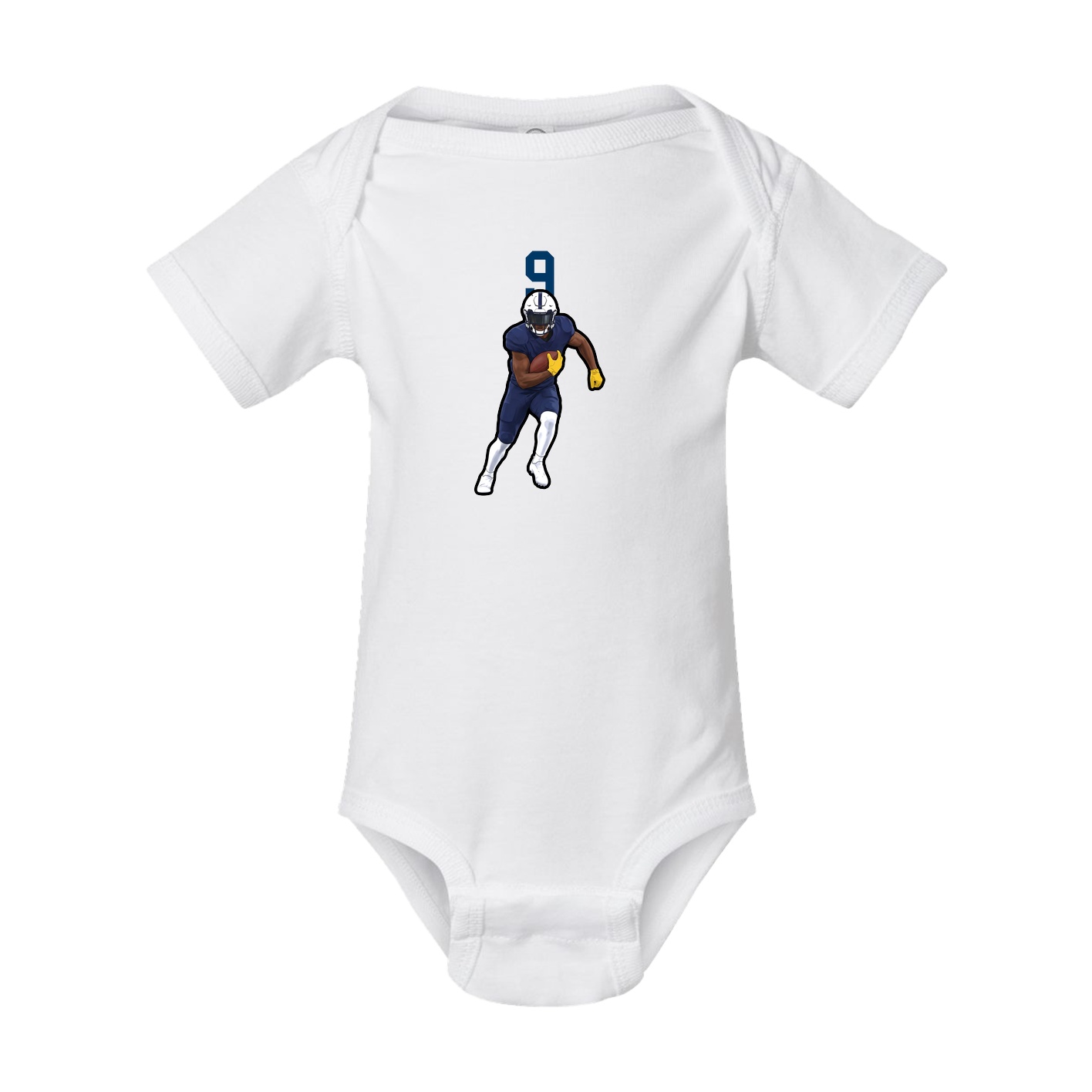 Baby Onesie — Number Top in White