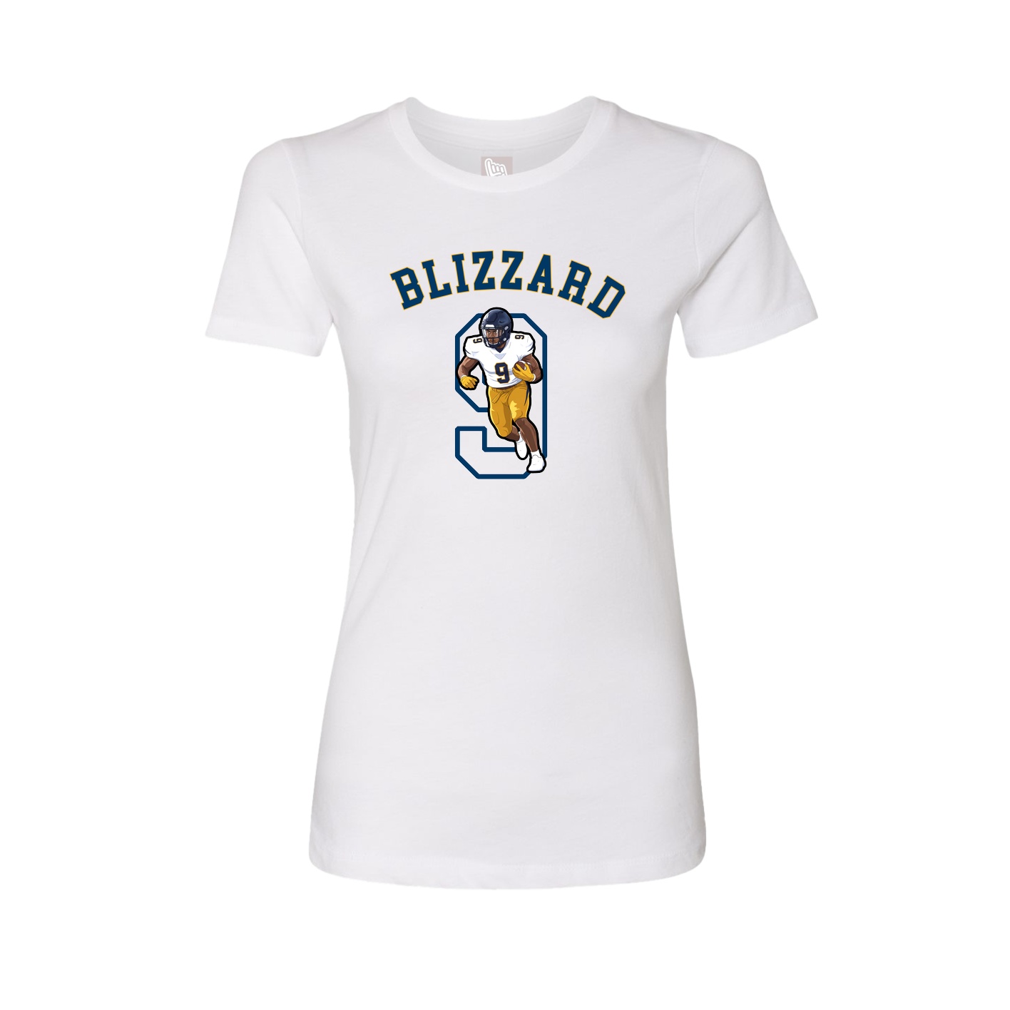 Fitted Women's Tee — Shirsey Arch in White