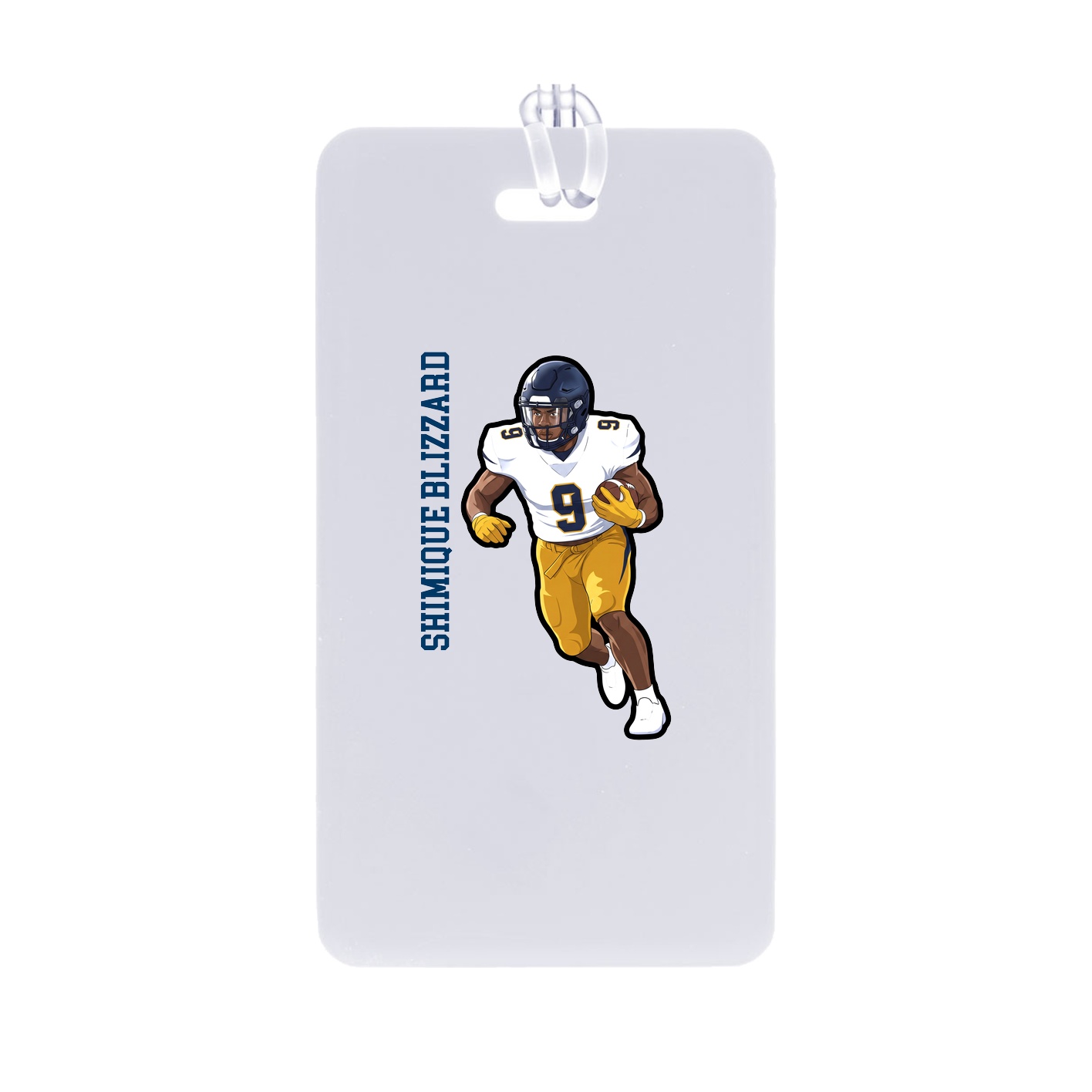 Bag Tag — Name Vertical in Classic