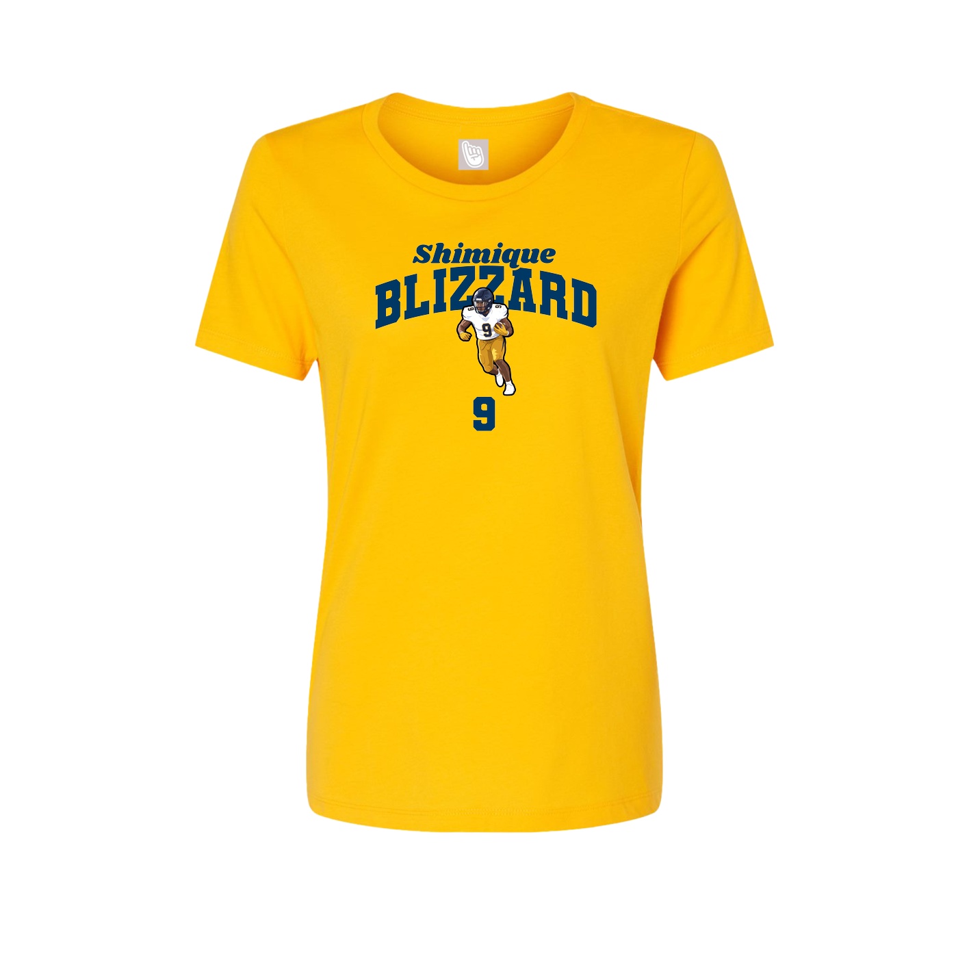 Womens Tee — Signature Arch in Gold