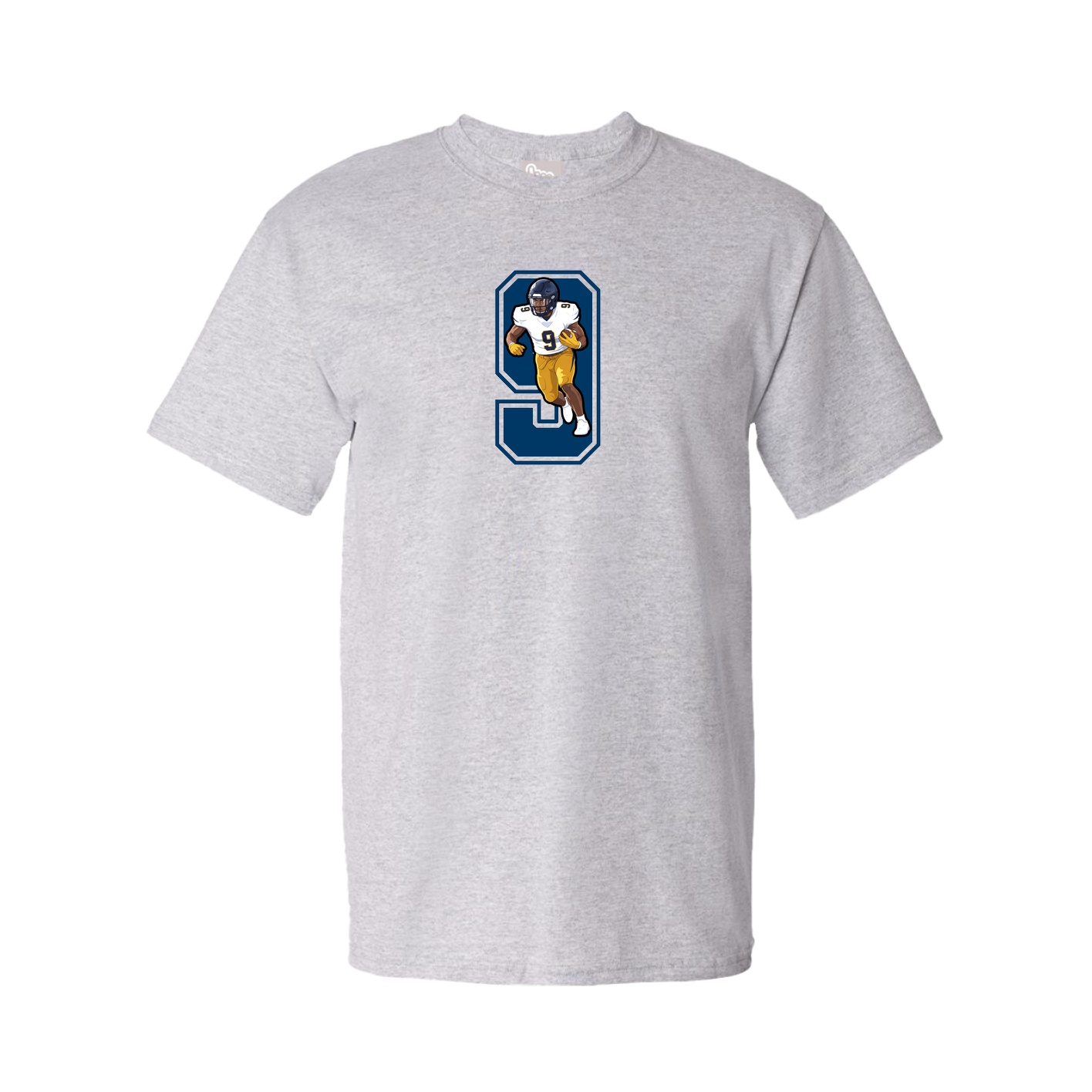 Youth Tee — Number in Grey
