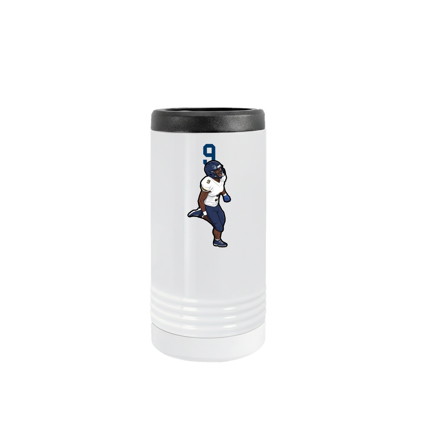 Slim Beverage Holder — Number Top in White
