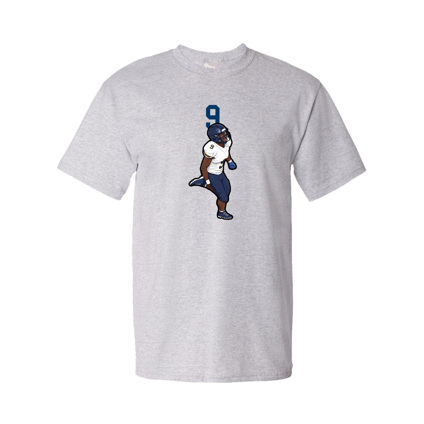 Tee — Number Top in Grey