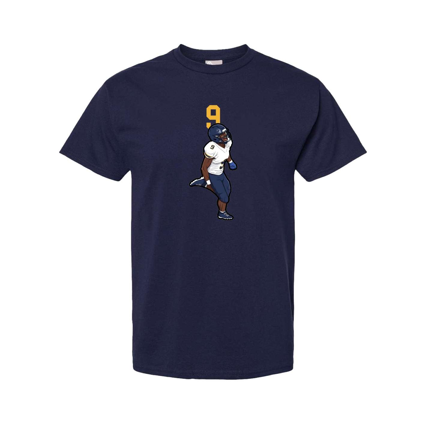 Tee — Number Top in Navy