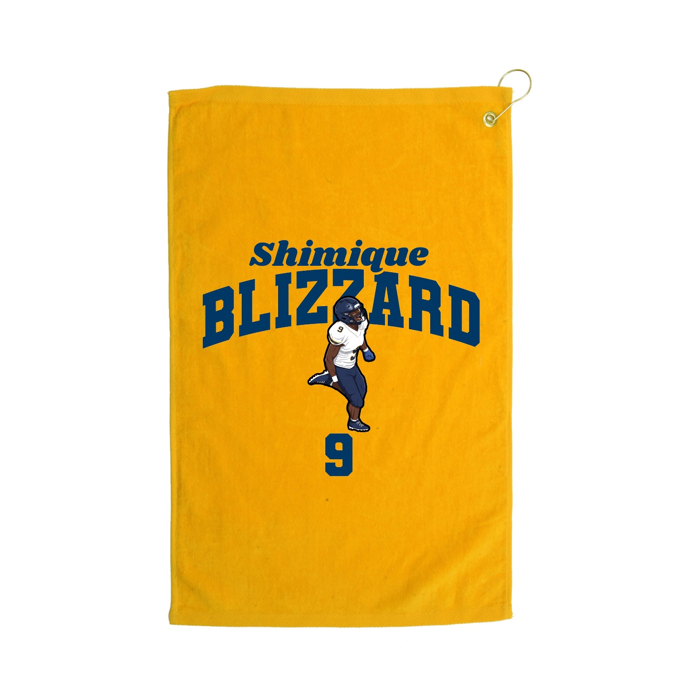 Golf Towel — Signature Arch in Gold