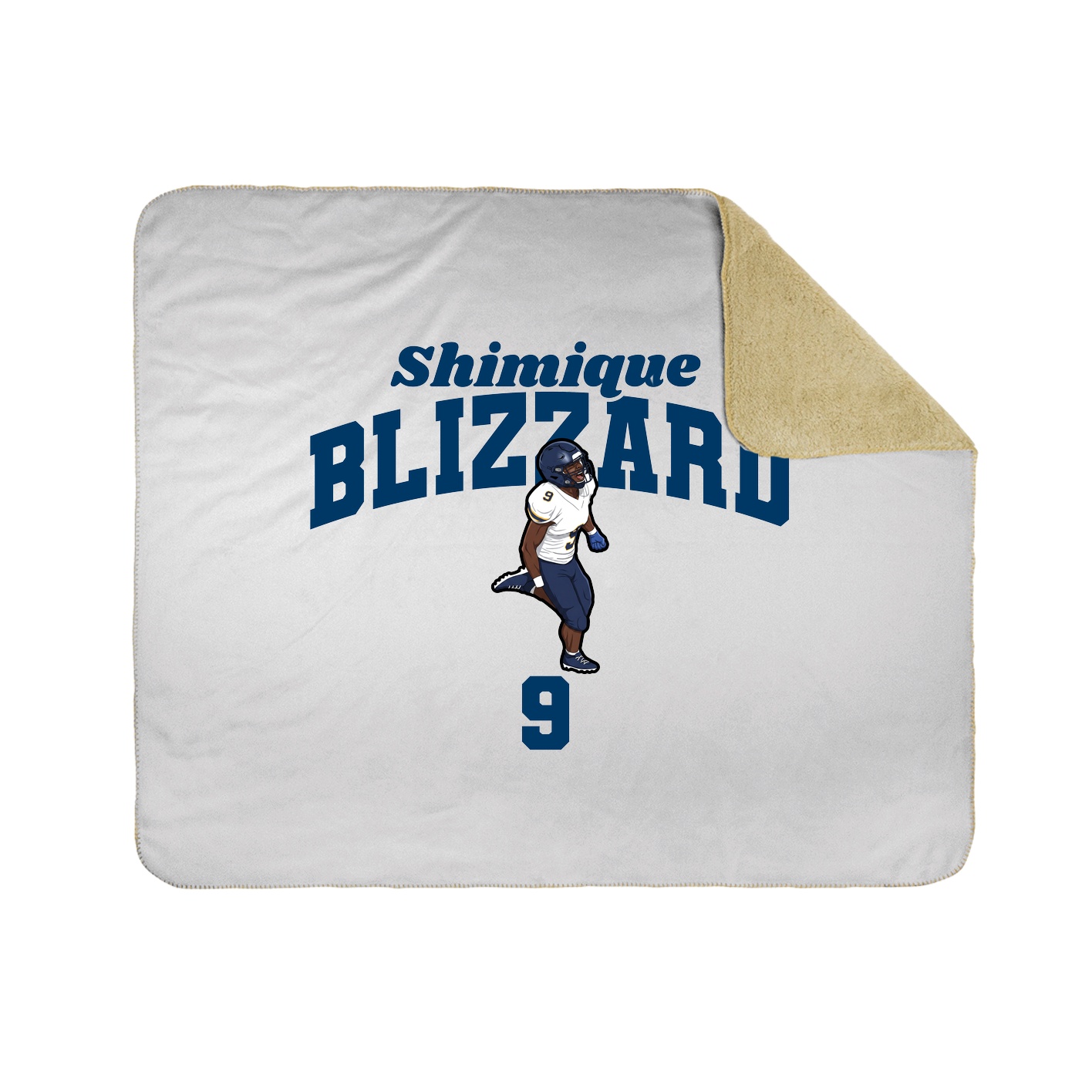 Throw Blanket — Signature Arch in White