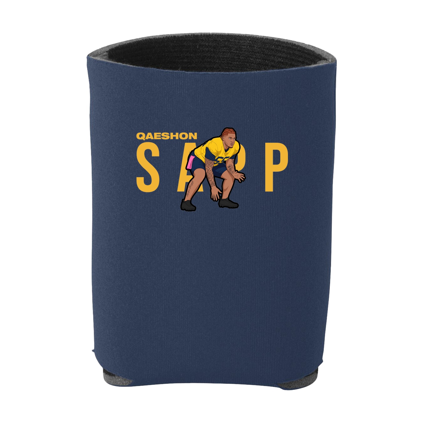 Can Holder — Player Name in Navy