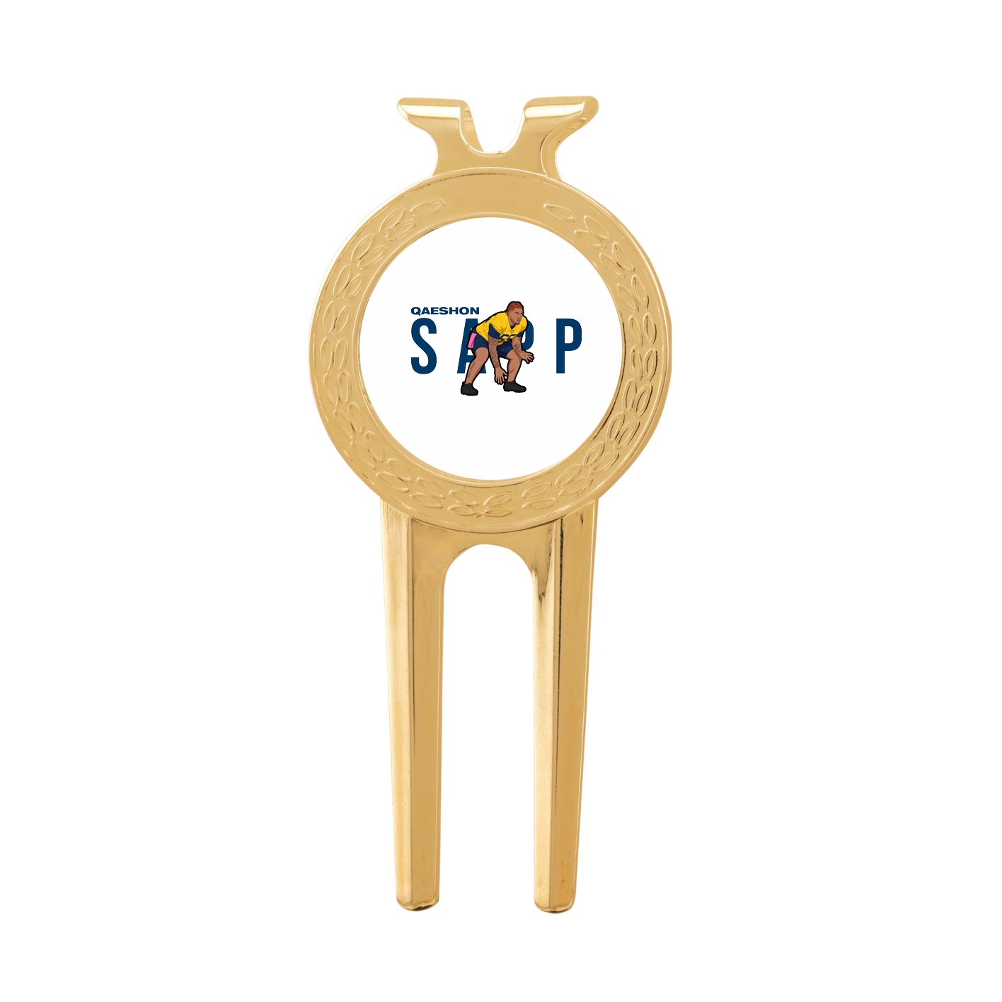 Divot Tool with Ball Marker — Player Name in Classic