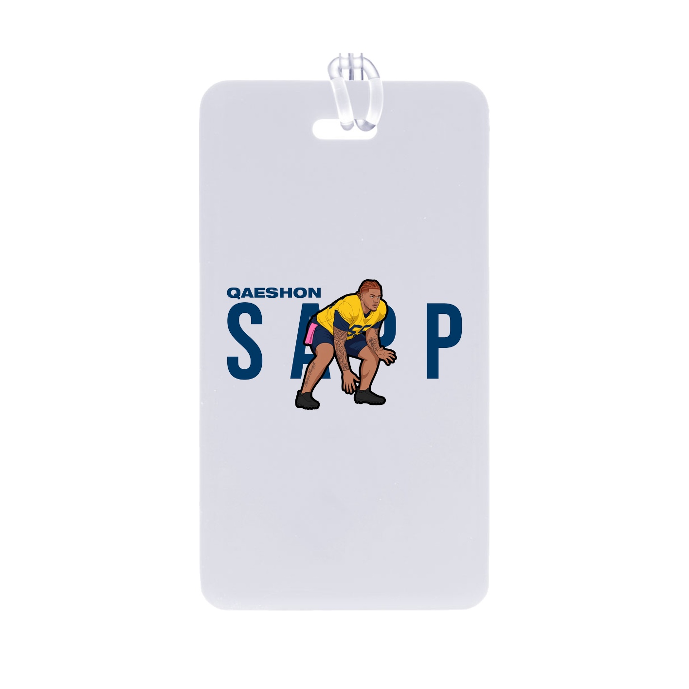 Bag Tag — Player Name in Classic