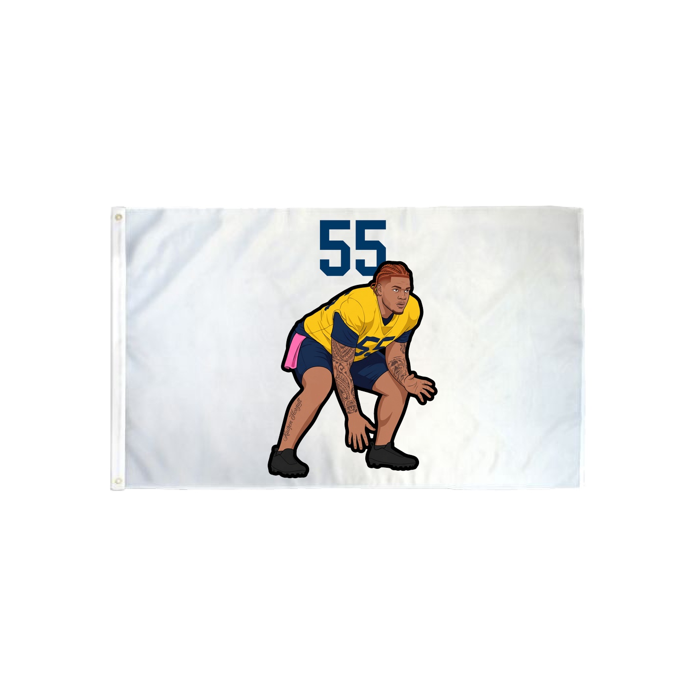 3x5 Flag — Number Top in Classic