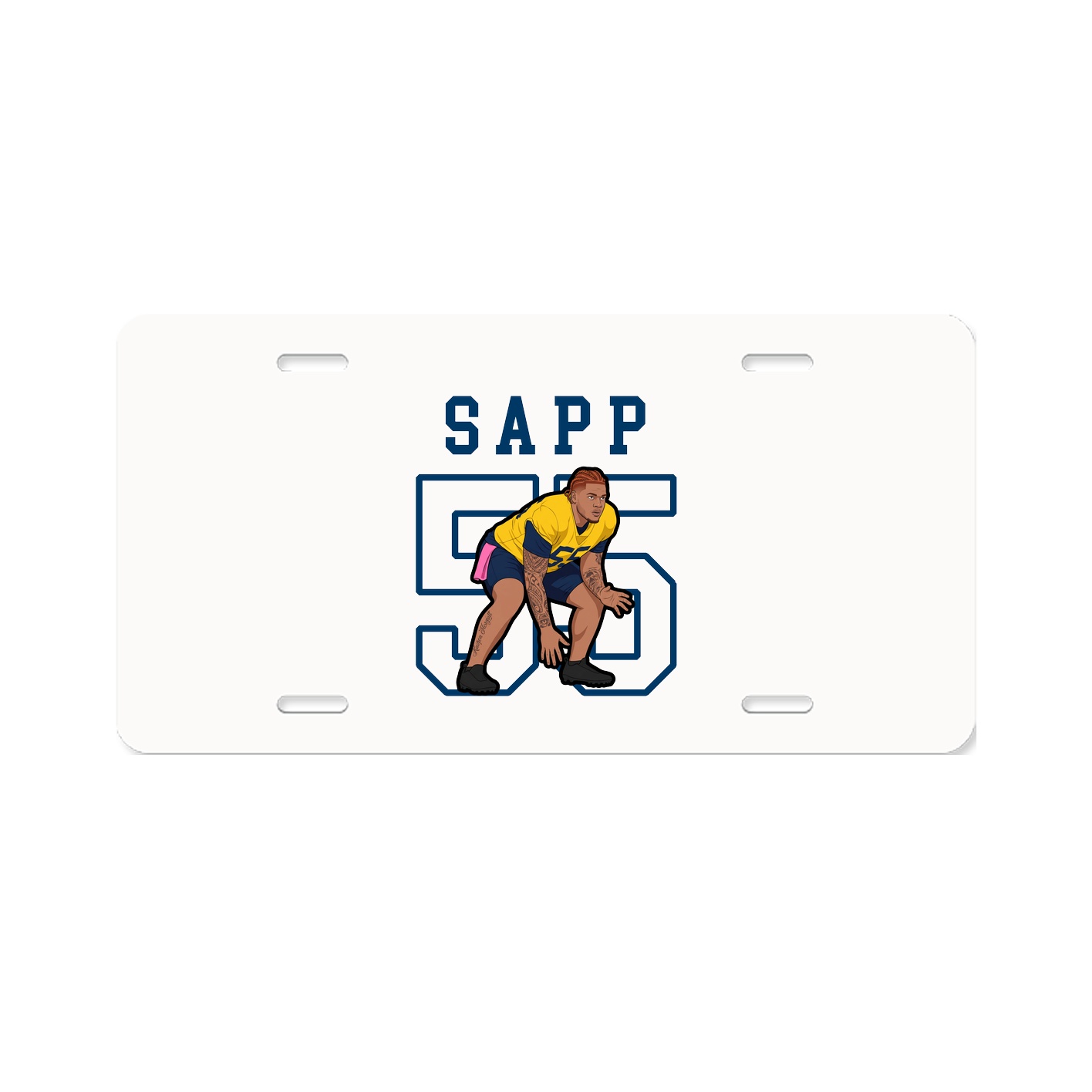 License Plate — Shirsey in Classic