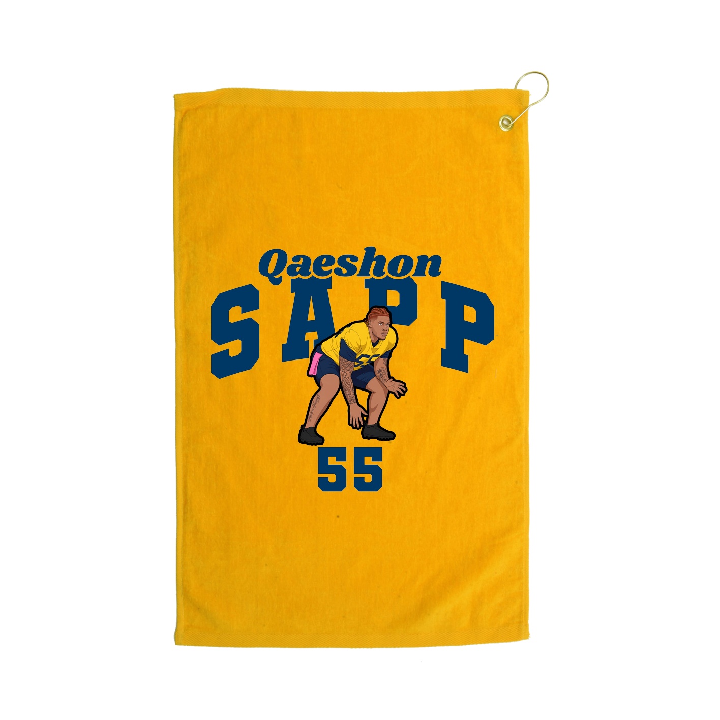 Golf Towel — Signature Arch in Gold