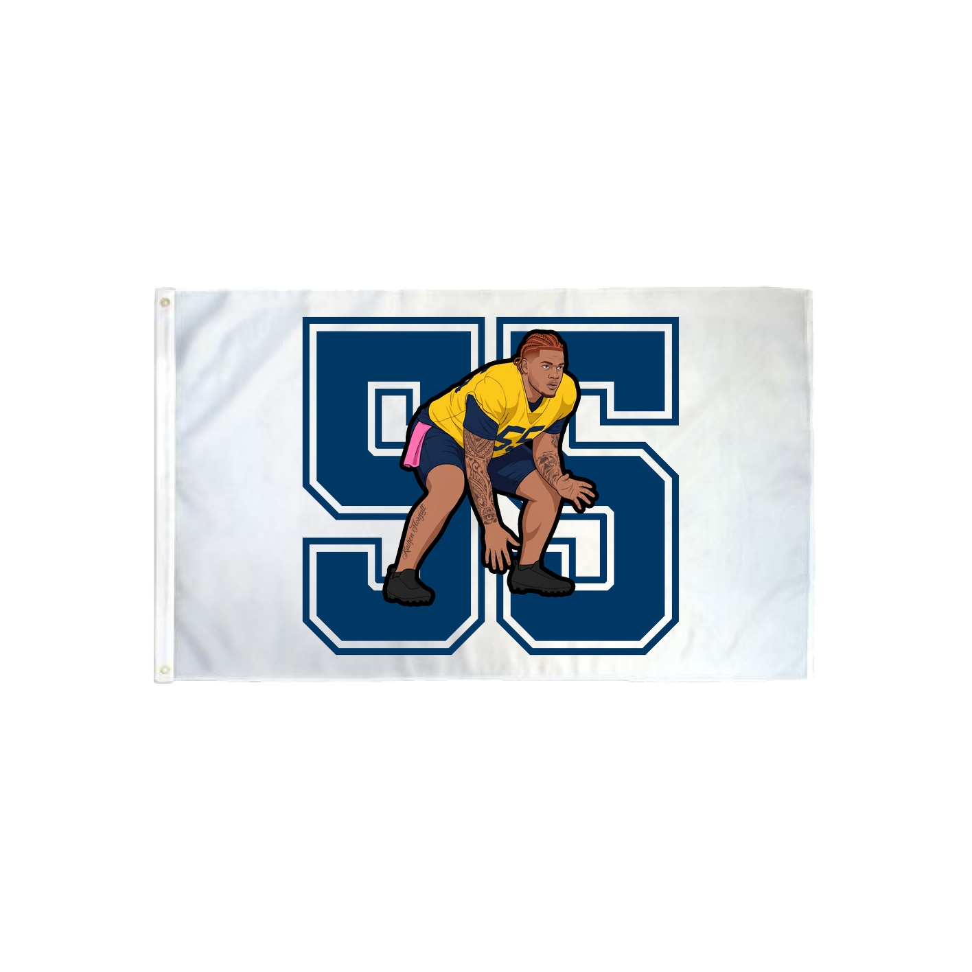 3x5 Flag — Number in Classic
