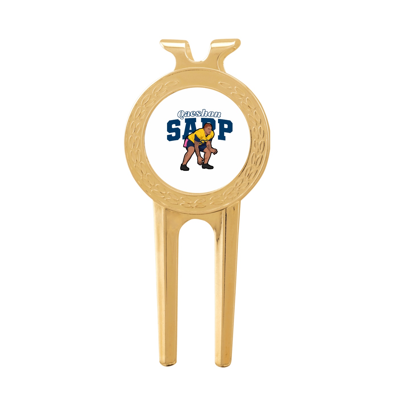 Divot Tool with Ball Marker — Name Arch in Classic