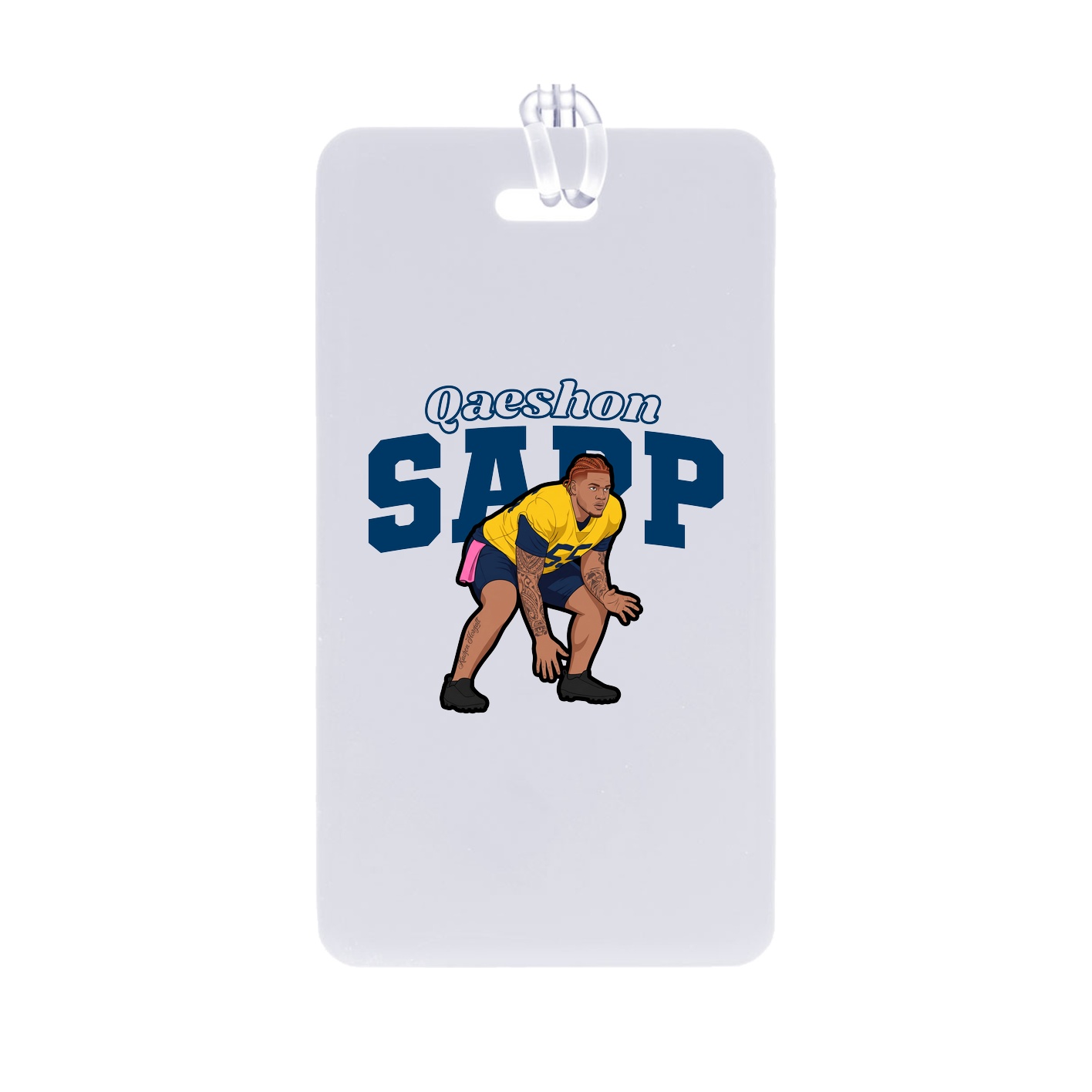 Bag Tag — Name Arch in Classic