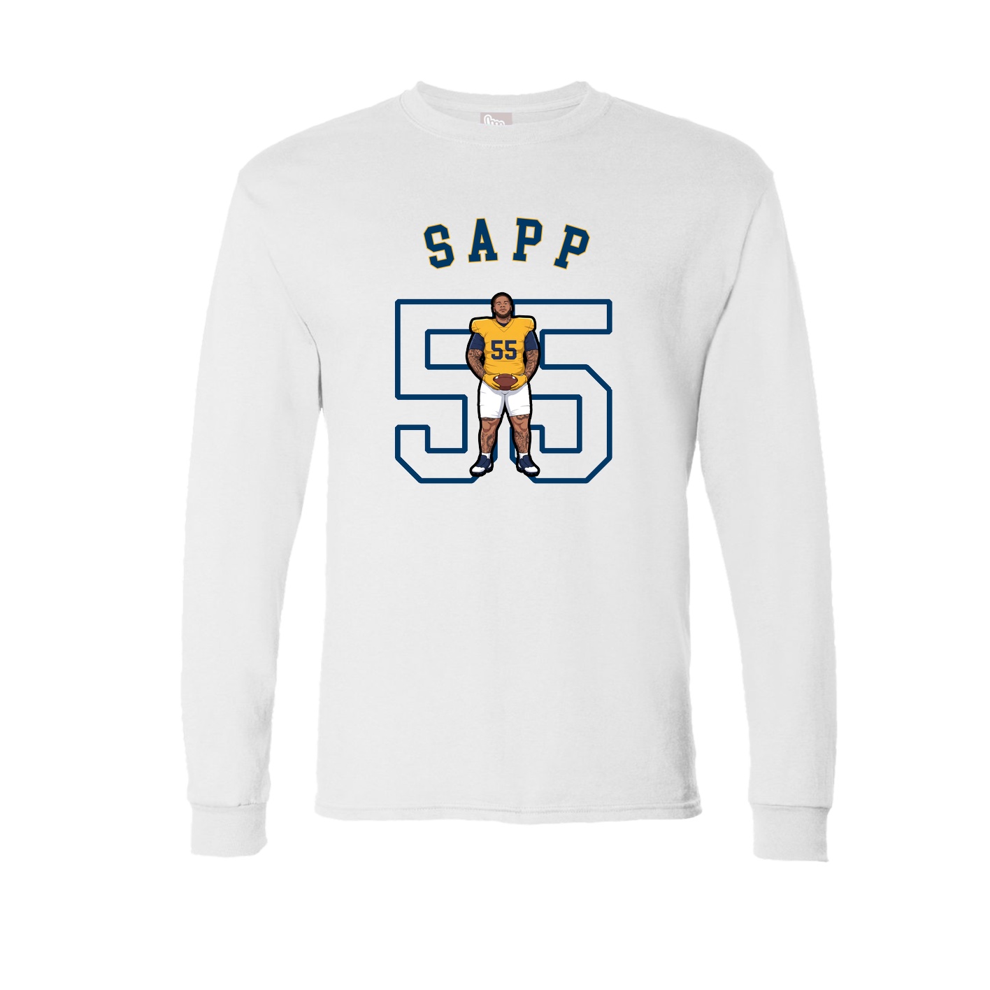 Long Sleeve Tee — Shirsey Arch in White