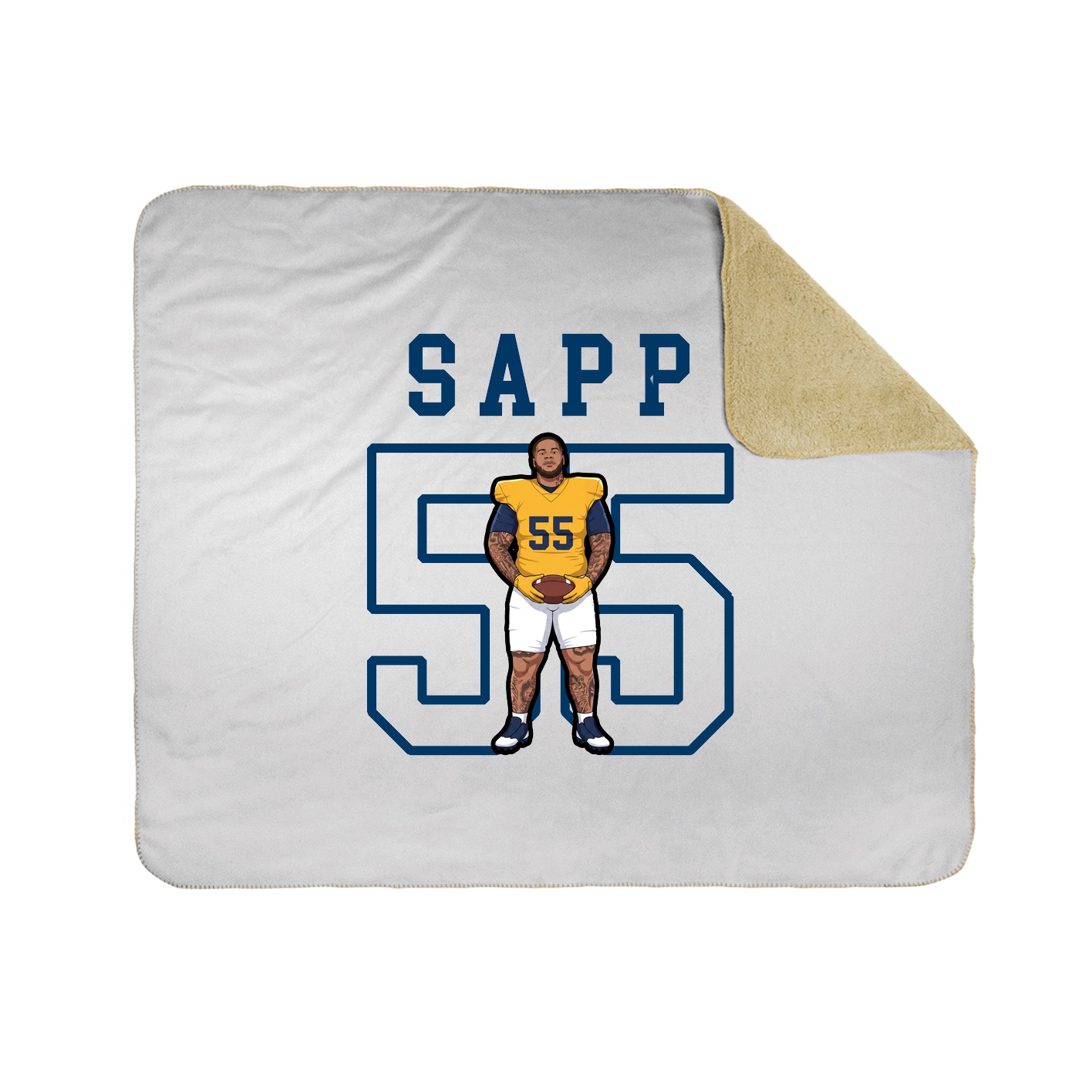 Throw Blanket — Shirsey in White